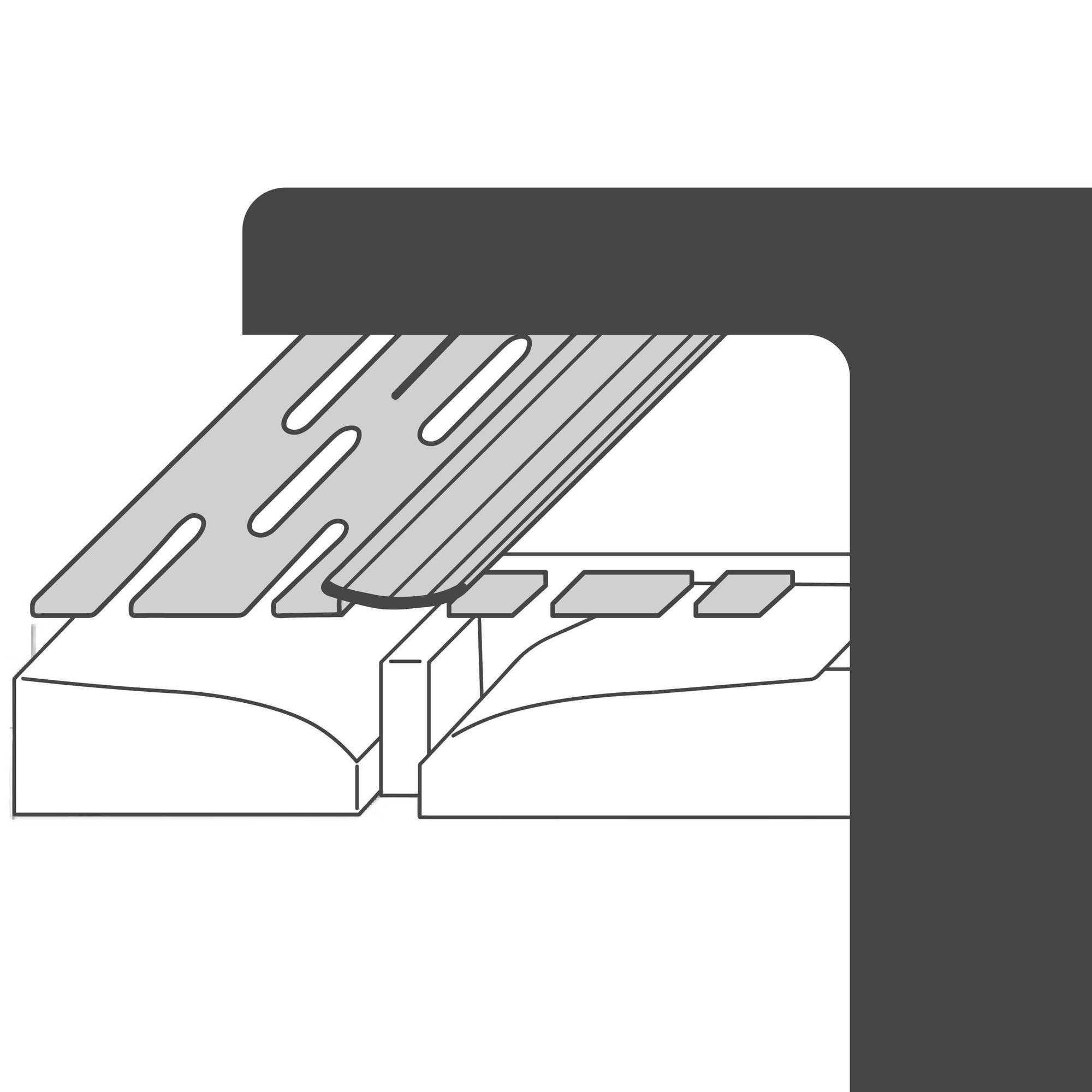 PROTEKTOR Profil Magic Corner Bewegungsfugenprofil (75m Rolle in weiß), Putzprofil Trockenbau für Wand- oder Deckenbereich nach DIN 18181