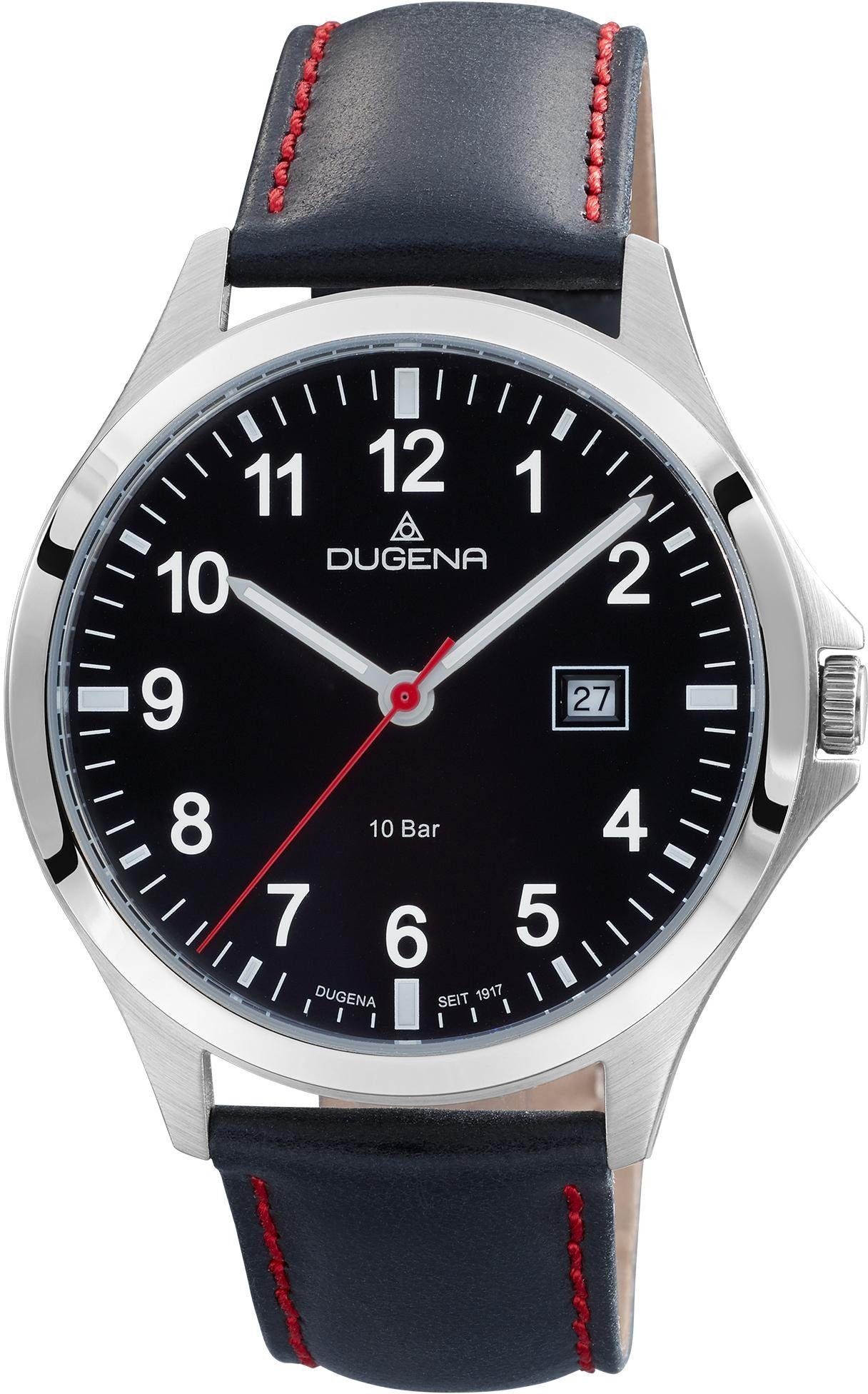 Dugena Quarzuhr Boston, 4460991, Edelstahlgehäuse, Ø ca. 41 mm