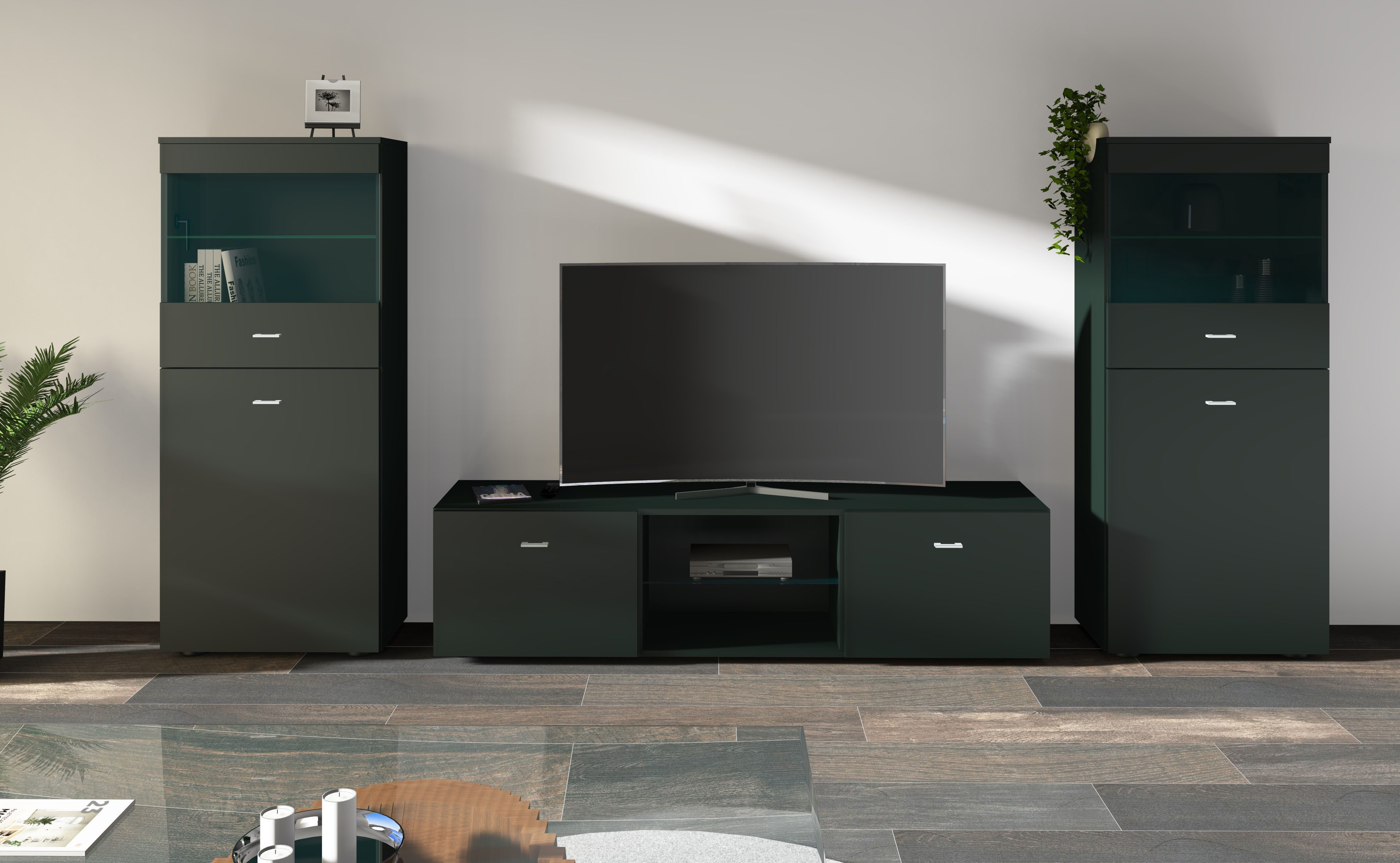 borchardt Möbel Wohnwand Scala, 3-tlg. günstig online kaufen