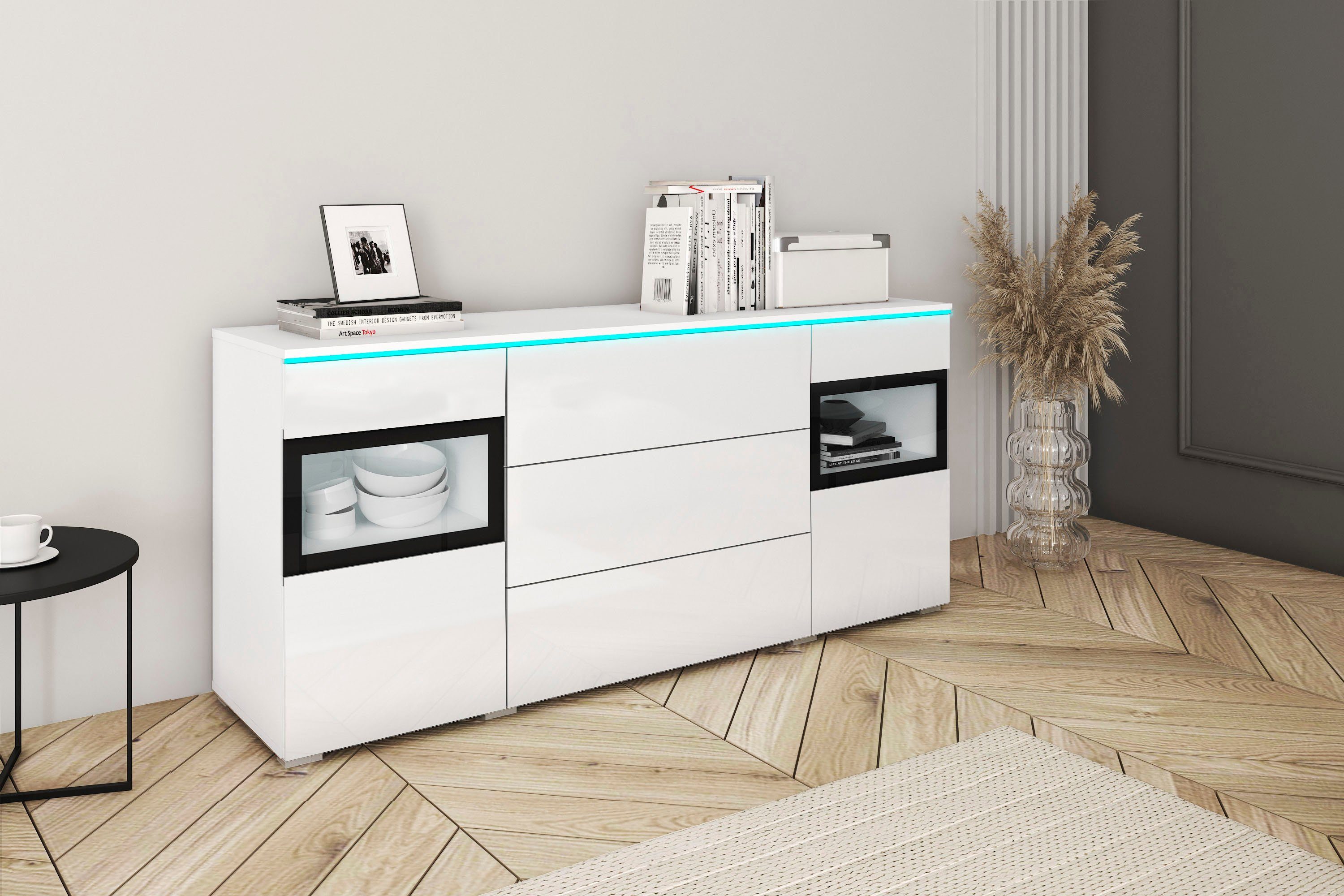 INOSIGN Sideboard VERA, Moderne grifflose Kommode,verstellbare günstig online kaufen