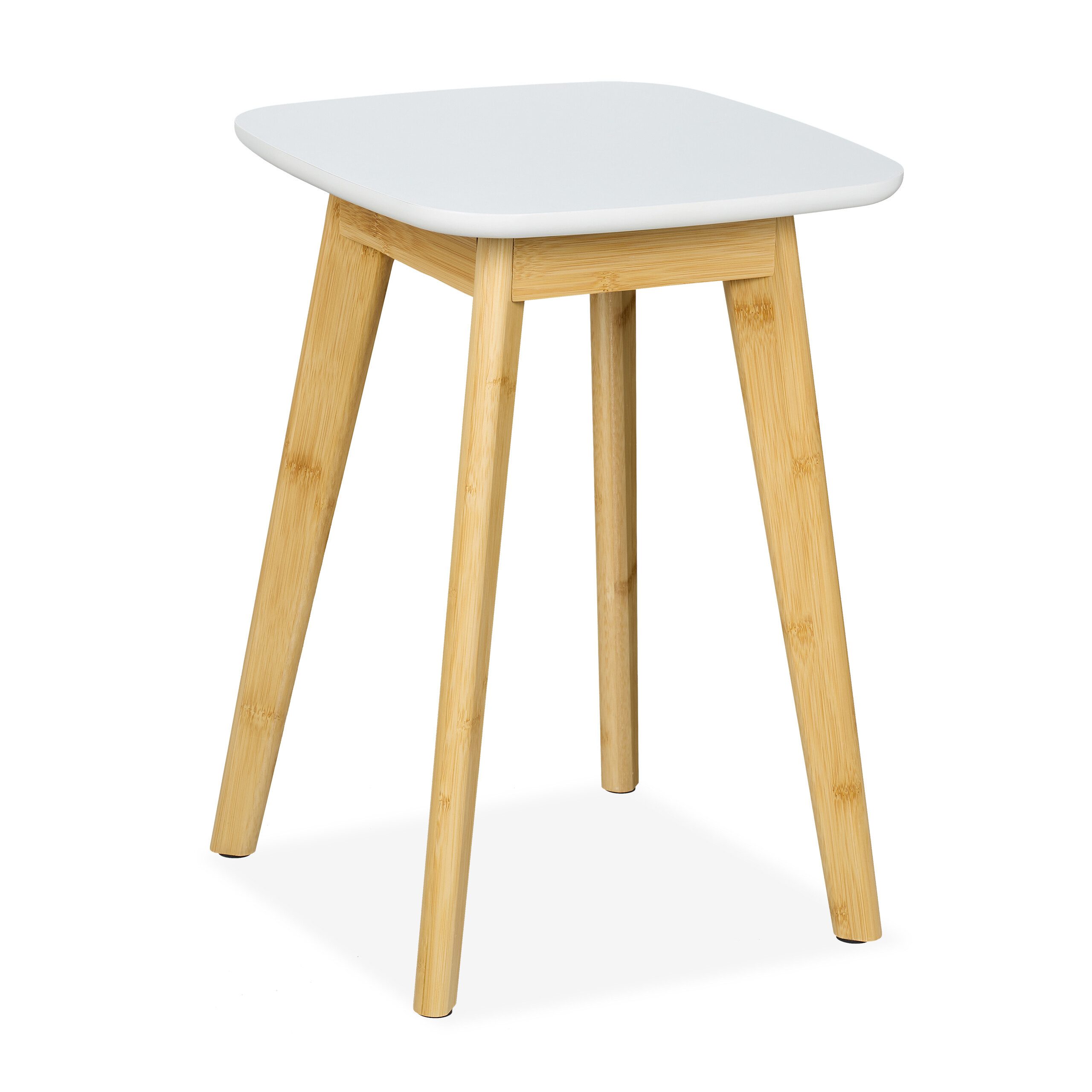 relaxdays Sitzhocker Esszimmerhocker aus Bambus günstig online kaufen