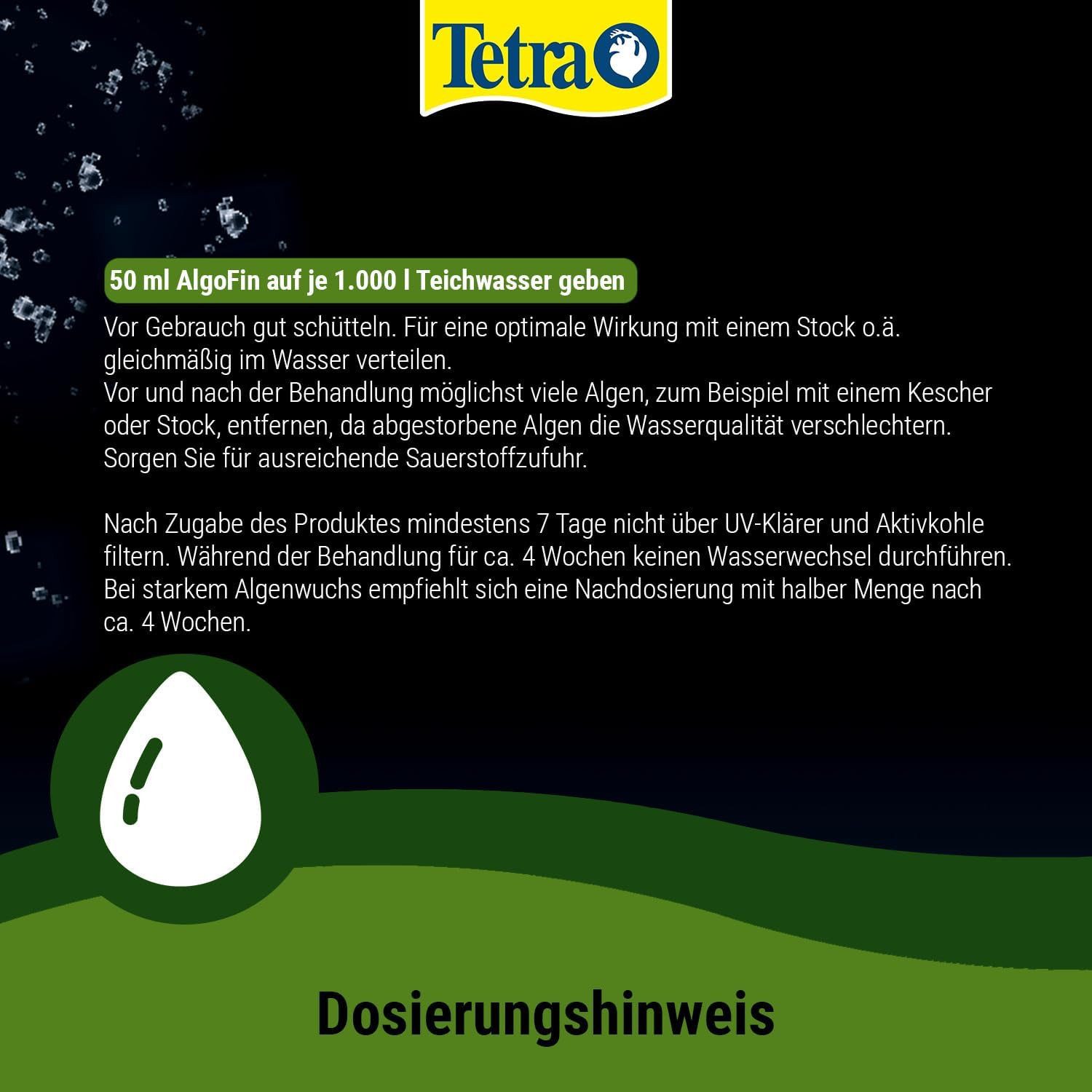 Tetra Aquariumpflege Tetra Pond AlgoFin Algenvernichter 500 ml