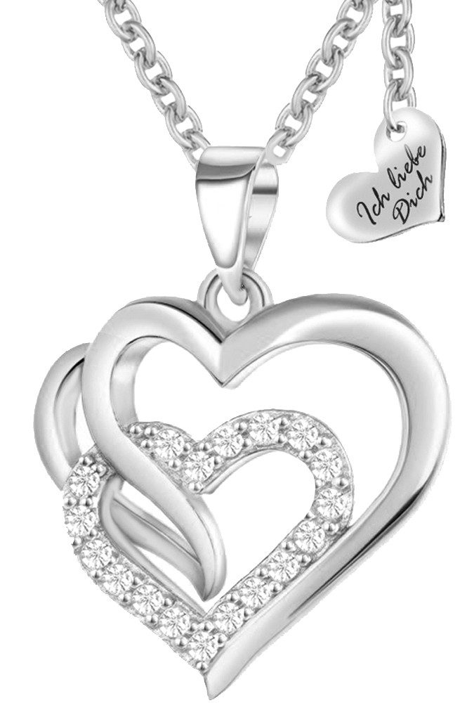 Limana Herzkette 925 Sterling Silber Zirkonia günstig online kaufen