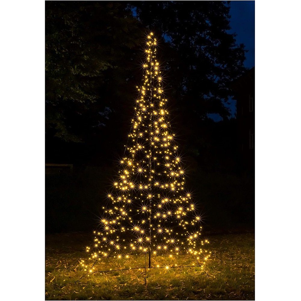 Star-Max Künstlicher Weihnachtsbaum 35240T LED Tannenbaum GALAXY 3x1,7m 480 warmweiße LEDs Timer außen