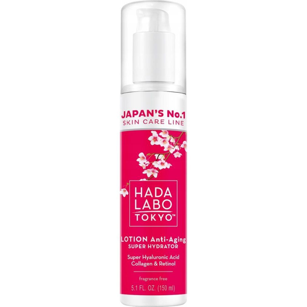 HADA LABO Körperpflegemittel Tokyo, Hyaluronsäure und Kollagen, Anti-Agingesichtslotion