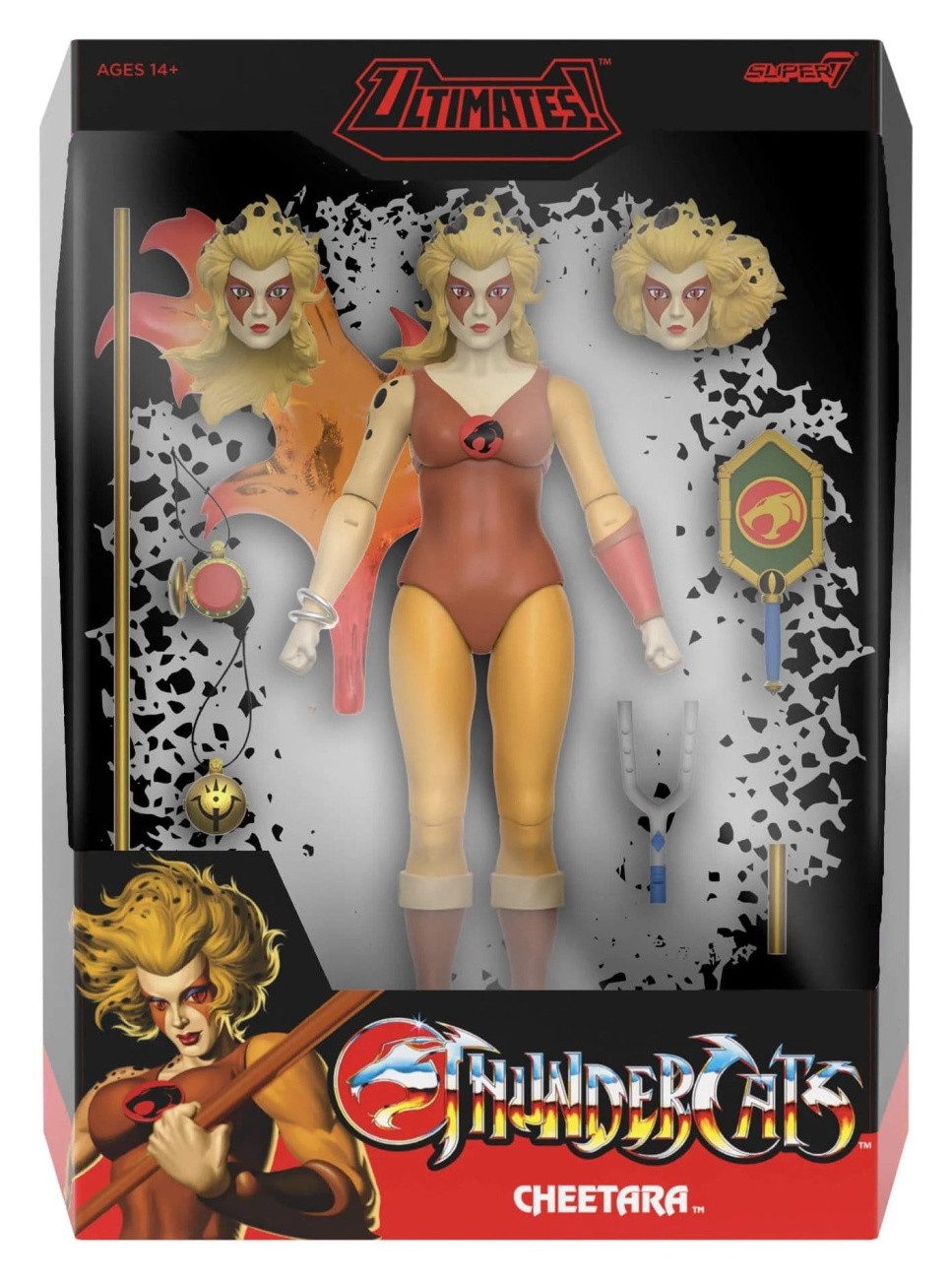Super7 Actionfigur Thundercats Ultimates Actionfigur Cheetara 18 cm