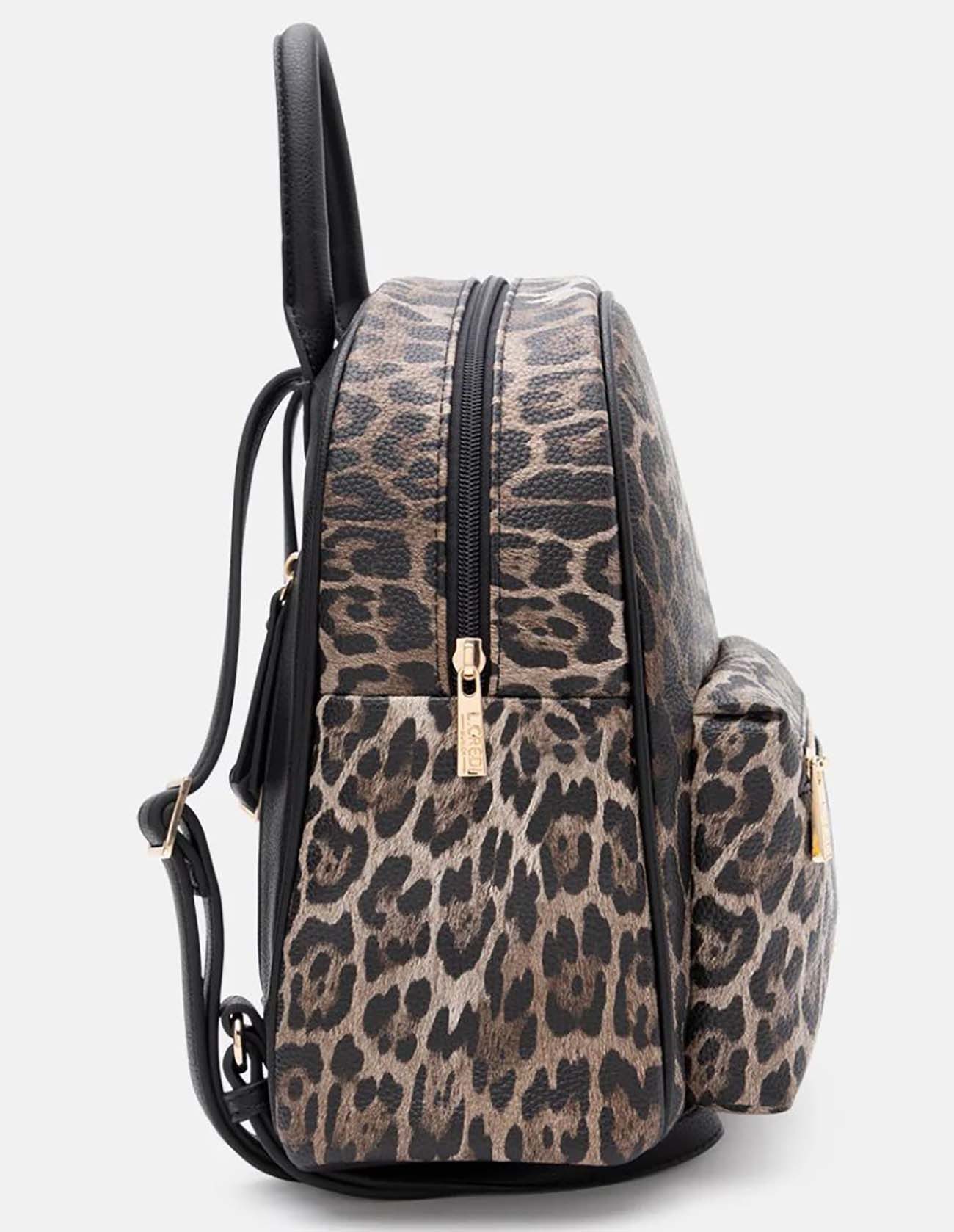 L. CREDI Cityrucksack L.CREDI Damen Rucksack PHAEDRA schwarz-mix