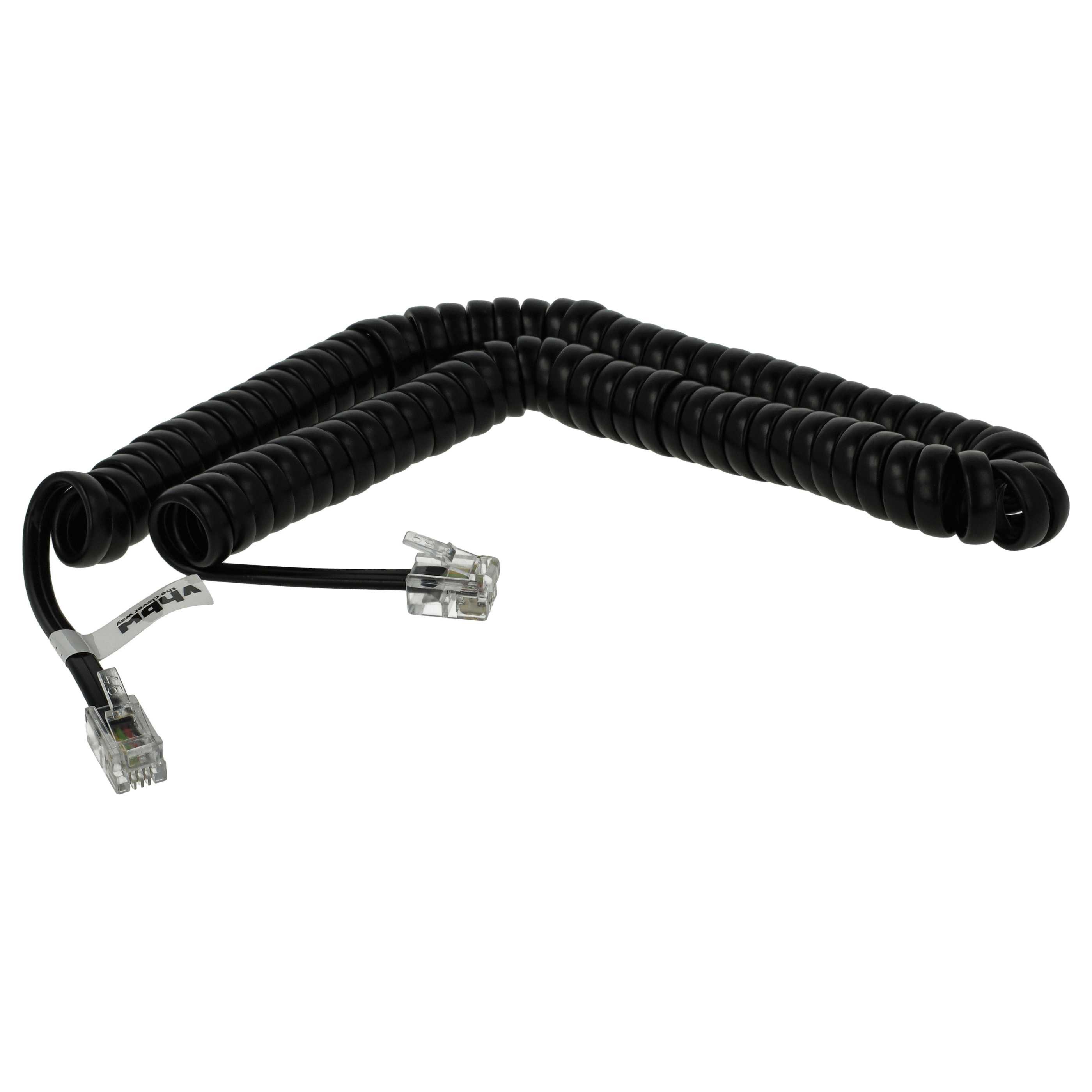 vhbw passend für Swyx Festnetztelefon Telefonkabel, Spiralkabel