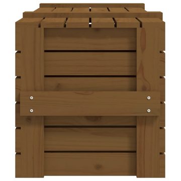 vidaXL Aufbewahrungsbox Truhe Honigbraun 91x40,5x42 cm Massivholz Kiefer (1 St)