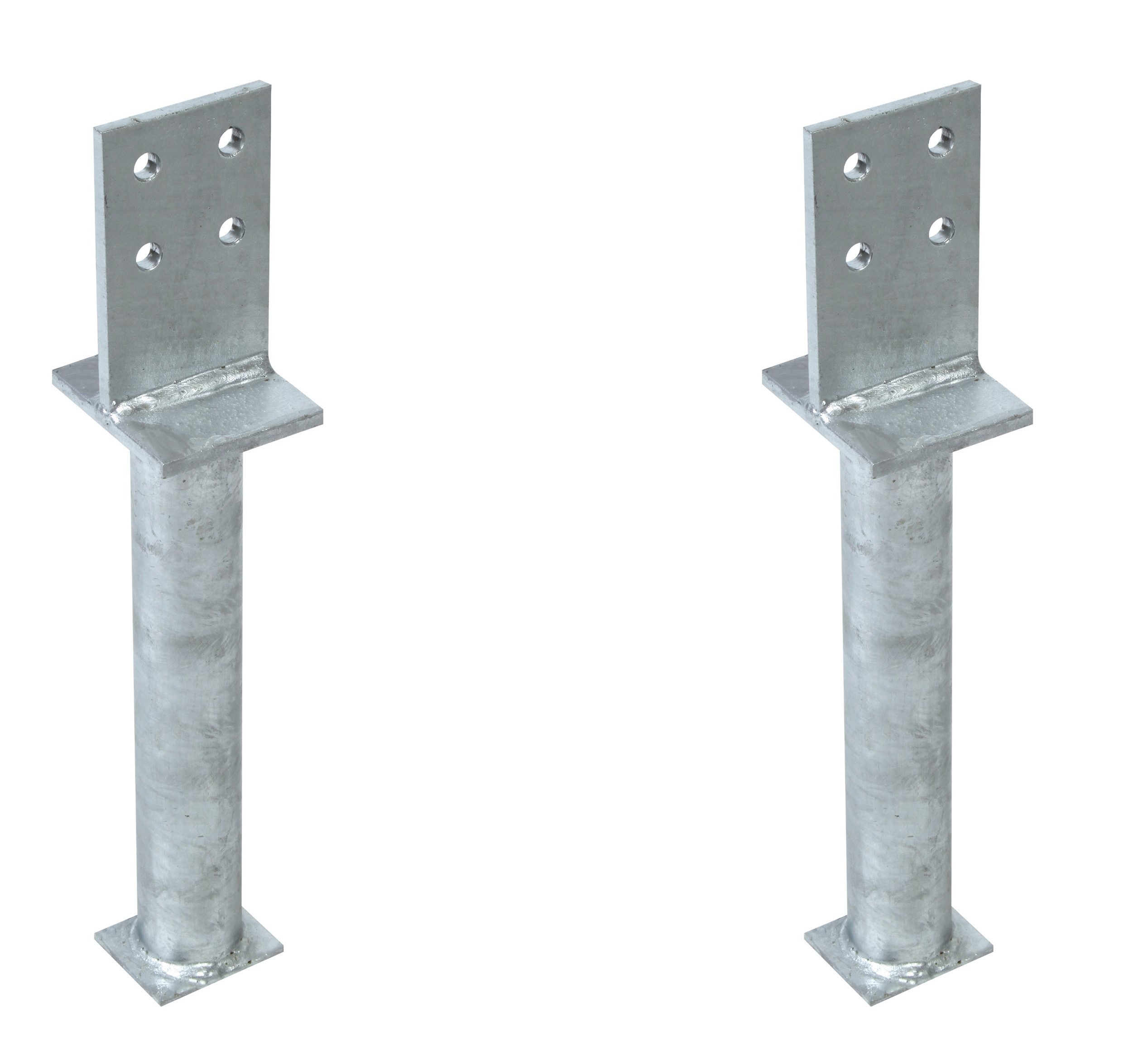 Alberts Почтовая база, (2-St), T-Pfostenträger mit Steg im Bundle, feuerverzinkt, zum Einbetonieren
