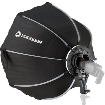 BRESSER Softbox Super Quick Schnellspann-Octabox 90cm für Kamerablitze