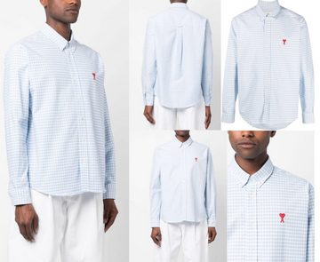 Ami Ami Langarmhemd AMI PARIS AMI DE COEUR Heart Dress Shirt Heart Logo Oxford Button Down