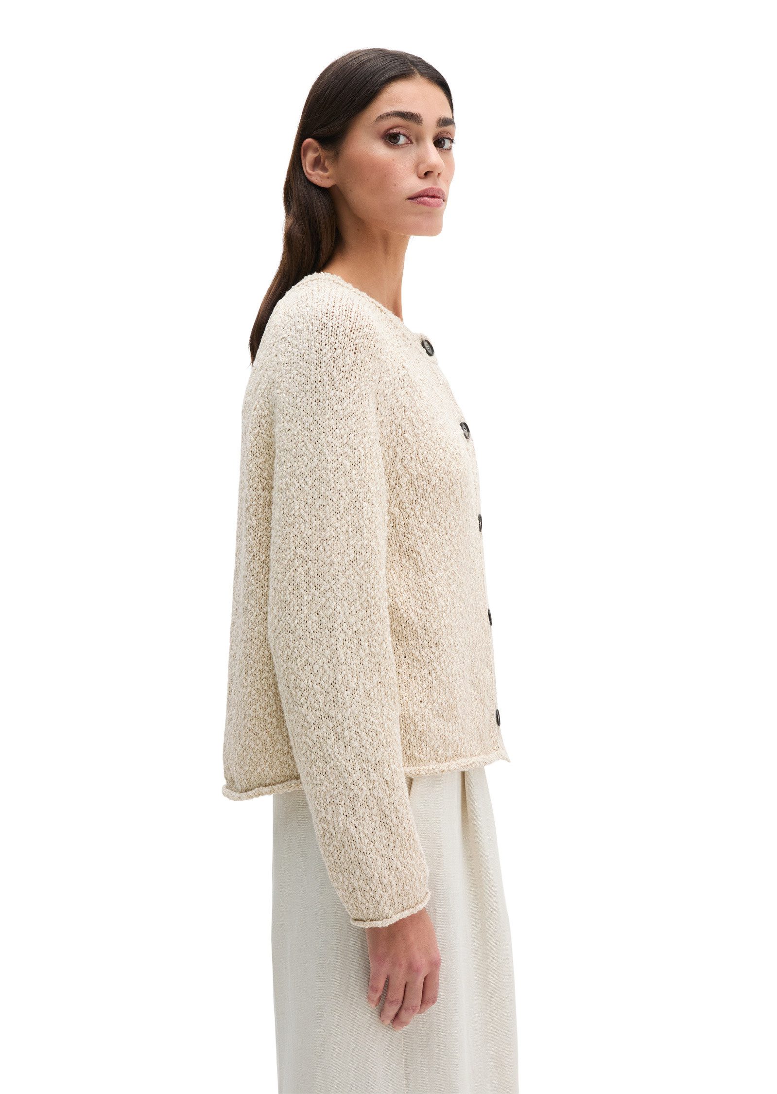 Marc O'Polo Cardigan aus Heavy Cotton Slub-Garn günstig online kaufen
