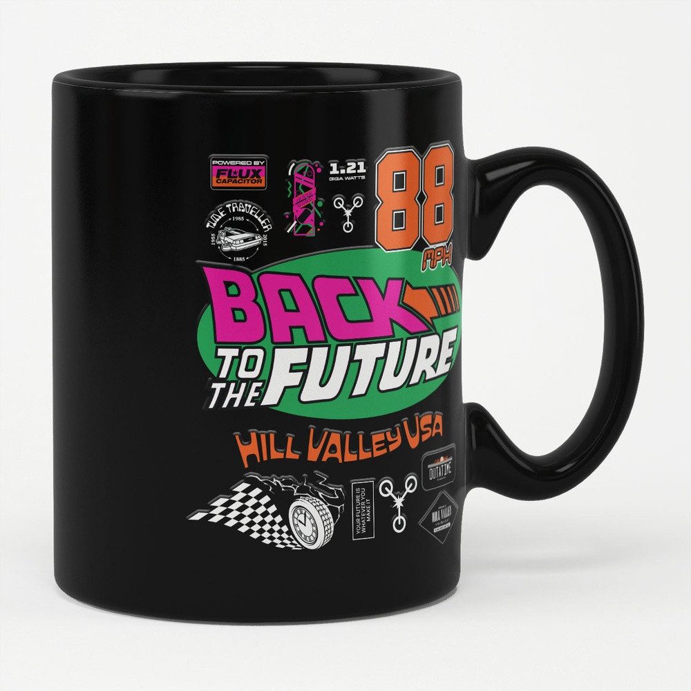 Back to the Future Becher Retro Icons Mug