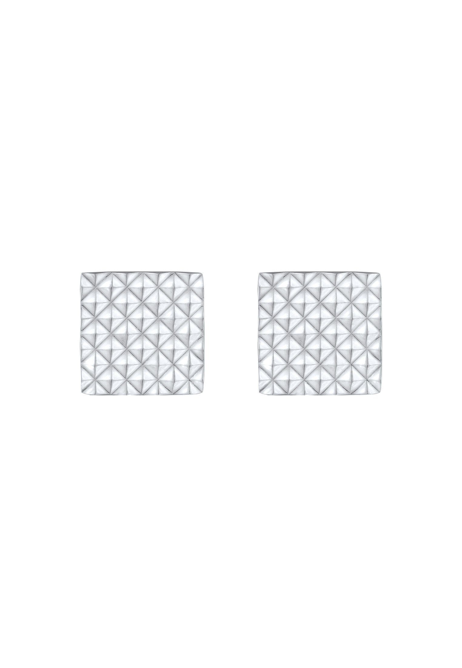 Kuzzoi Manschettenknöpfe Klassisch Pyramiden Design 925 Silber, Geo
