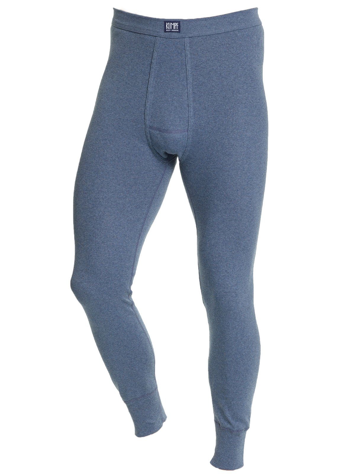 Lange eingriff Unterhose Sparpack 2-St) Workerwear (Spar-Set, 2er KUMPF Herren mit Unterhose blau-melange