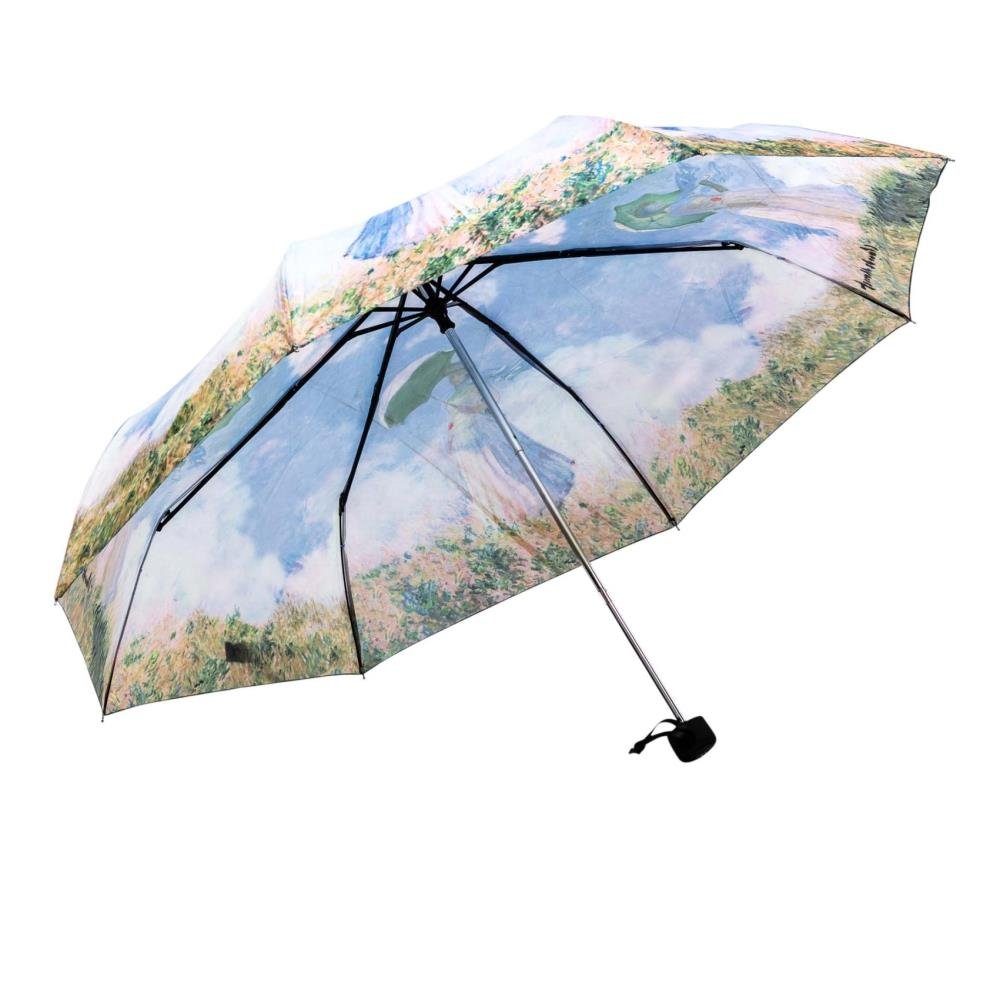 Luckyweather not just any other day Taschenregenschirm Regenschirm FRAU MIT SONNENSCHIRM Taschenschirm