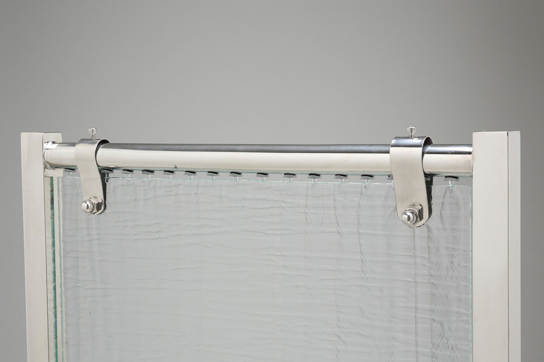 Köhko Zimmerbrunnen ca. 93 CM aus Edelstahl mit Glas Wasserspiel mit LED-Beleuchtung