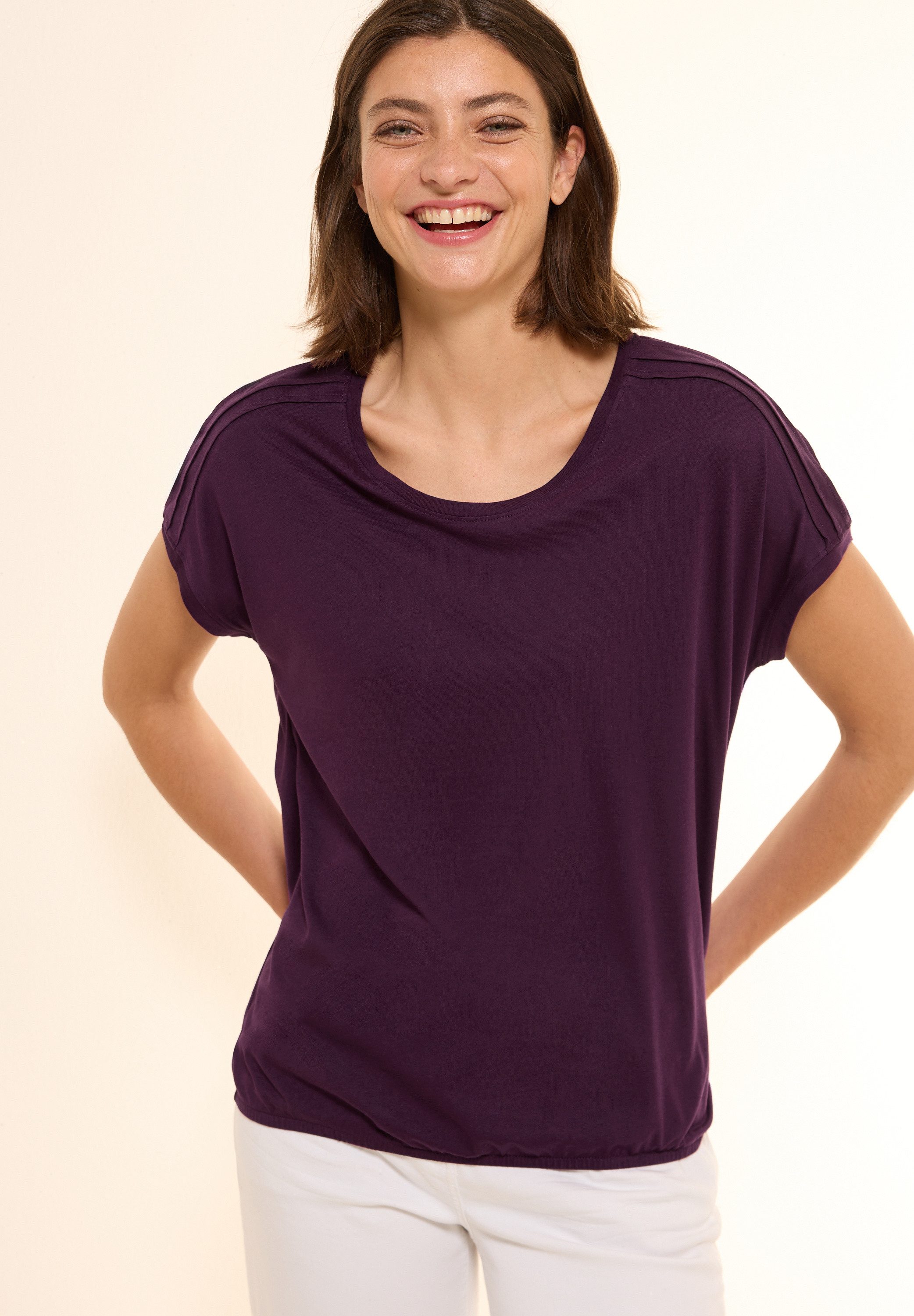 CECIL T-Shirt mit Schulterdetail günstig online kaufen