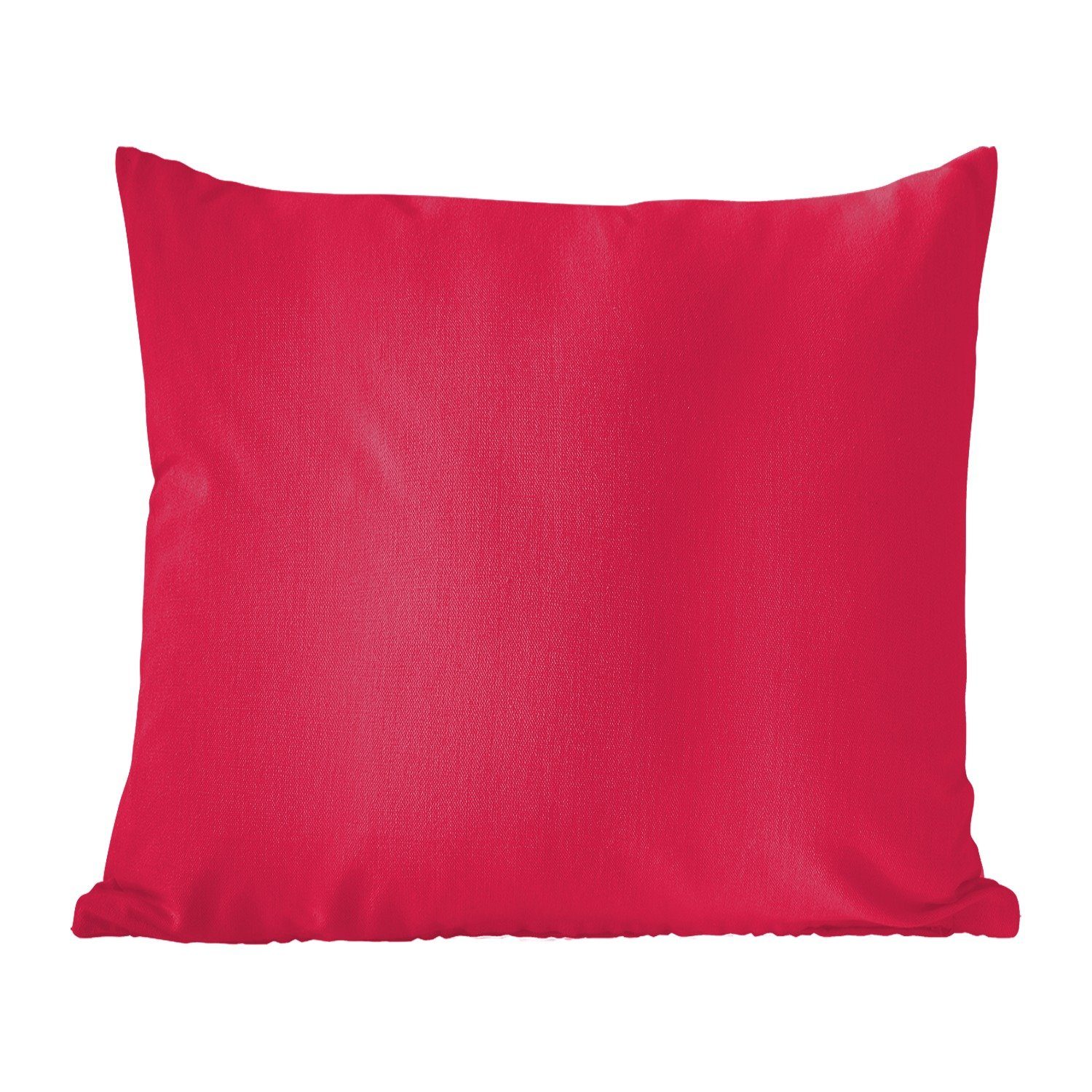 MuchoWow Dekokissen Braun - Rot - Farbe, Zierkissen mit Füllung für Wohzimmer, Schlafzimmer, Deko, Sofakissen