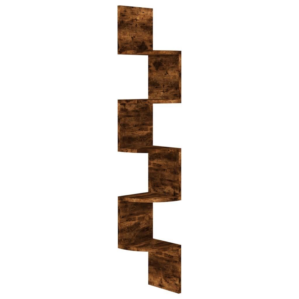 vidaXL Regal Wand-Eckregal Räuchereiche 19x19x123 cm günstig online kaufen