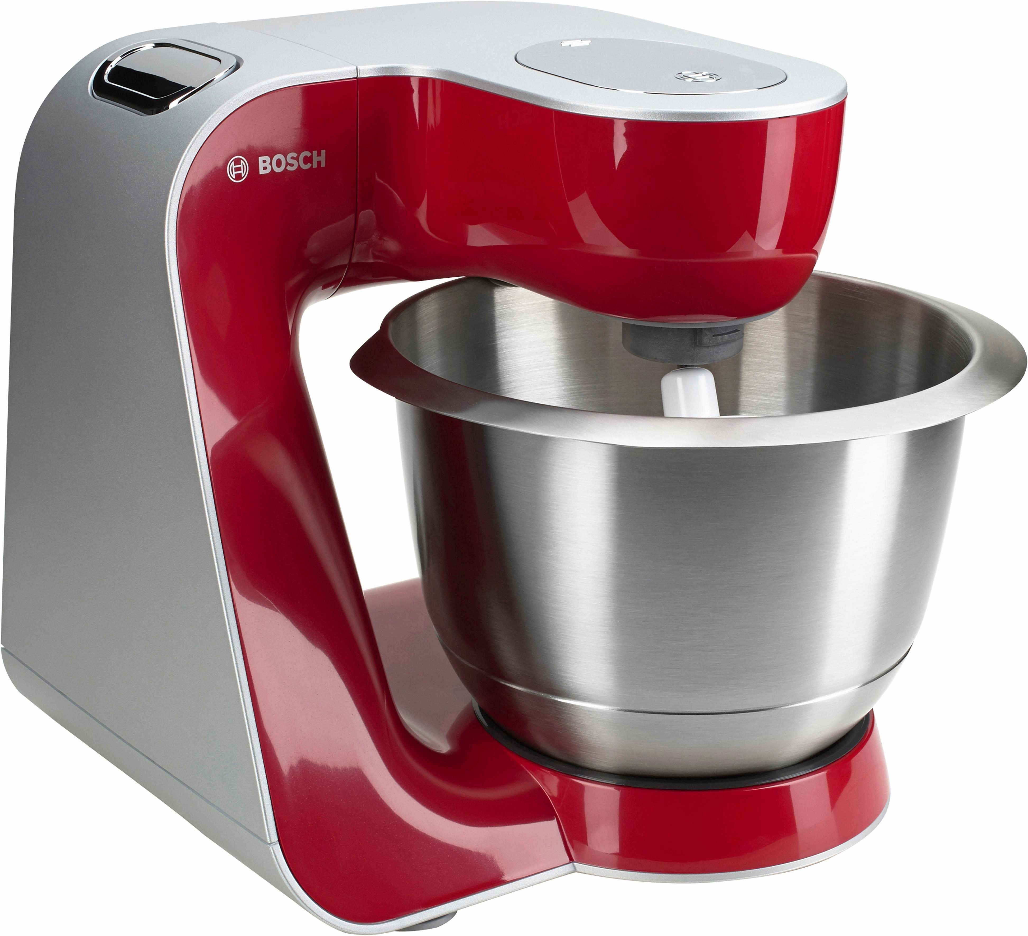 BOSCH Küchenmaschine MUM5 Styline MUM56740, 900 W, 3,9 l Schüssel, Schüssel 3,9l Edelstahl, spülm.fest, 4 Scheiben, 3 Rührwerkzeuge – Bild 3 von 5