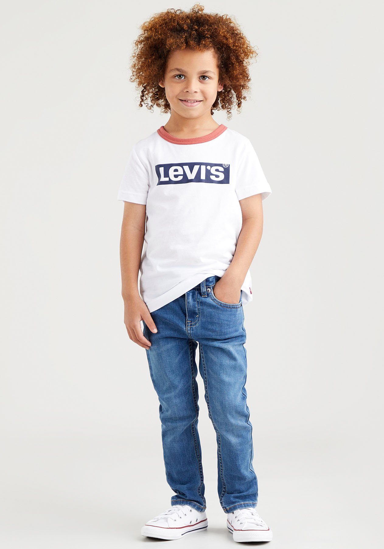 BOYS JEANS FIT used 510 Kids SKINNY indigo mid Levi's® for Skinny-fit-Jeans