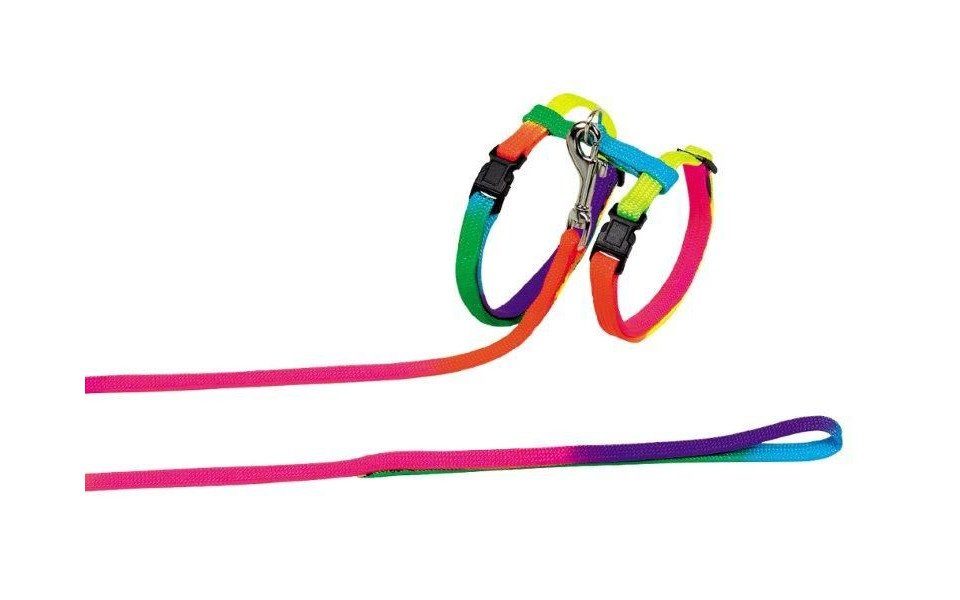 Nobby Katzen-Halsband Nobby Katzengarnitur Nylon regenbogenfarbe, Nylon