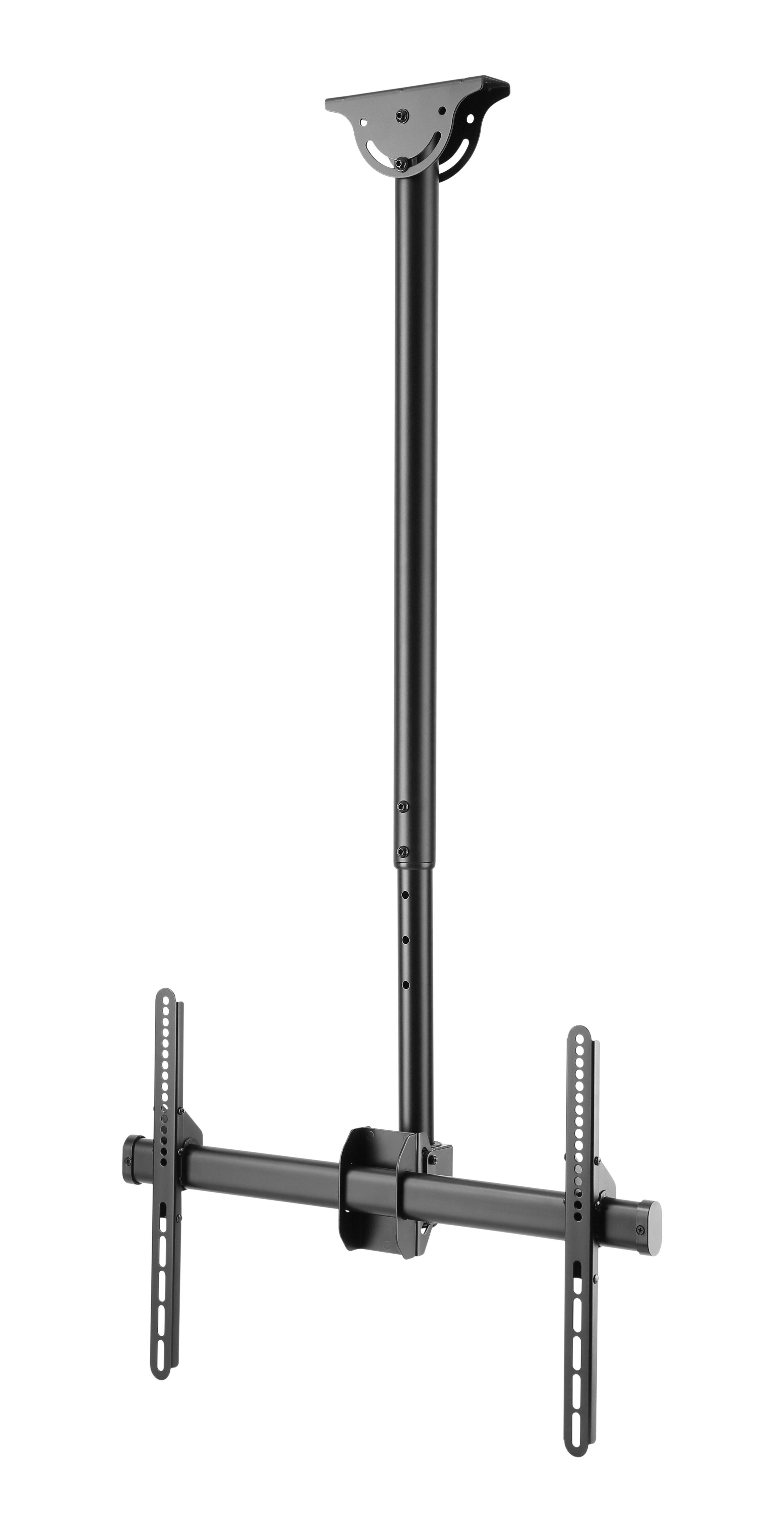 Xantron TV-Deckenhalterung für Monitore 37-70", schwenkbar, neigbar, drehbar, DEHA-946L, (bis 70 Zoll, höhenverstellbar (106-156cm), schwarz, VESA bis 600x400, für Flat & Curved)