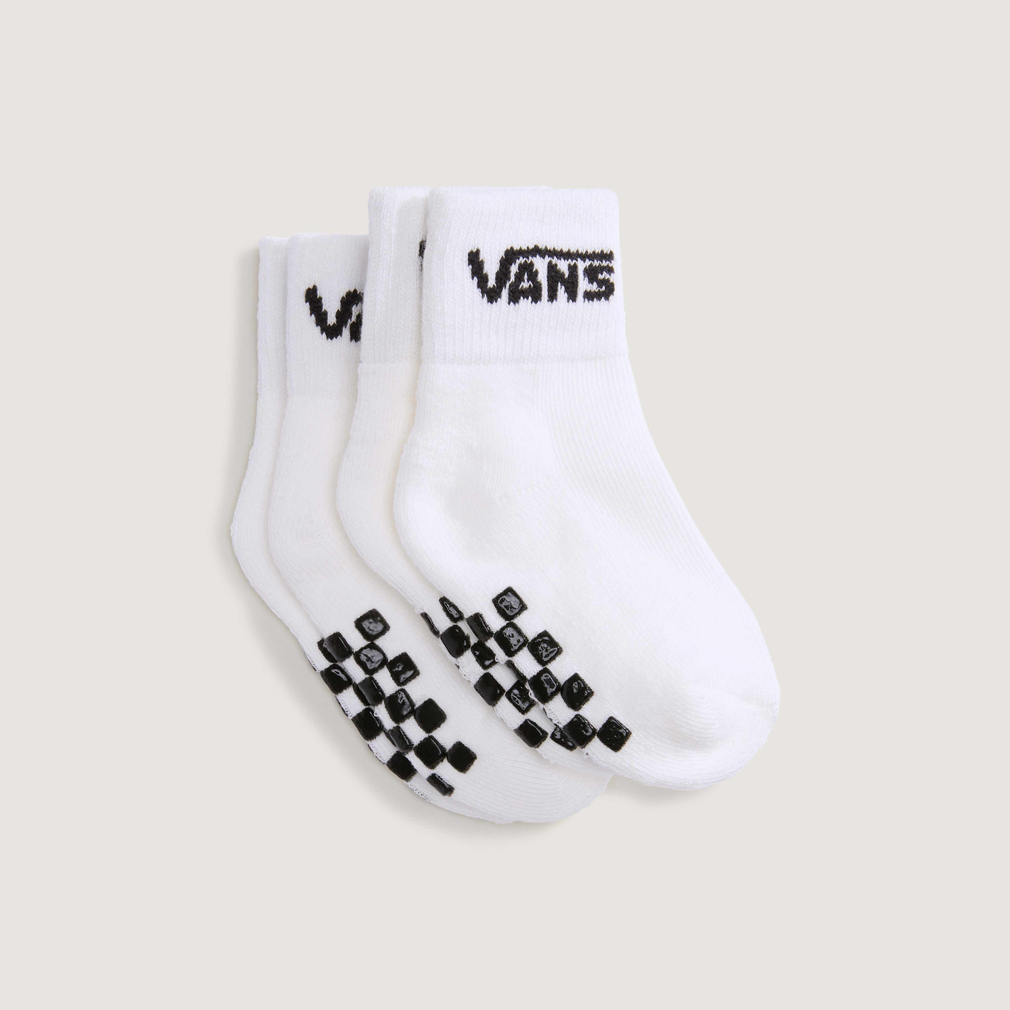 Vans Sportsocken CLASSIC CREW (2-Paar) für Babys, Stoppersocken, 2er-Pack, aus Baumwollmischung, elastisch