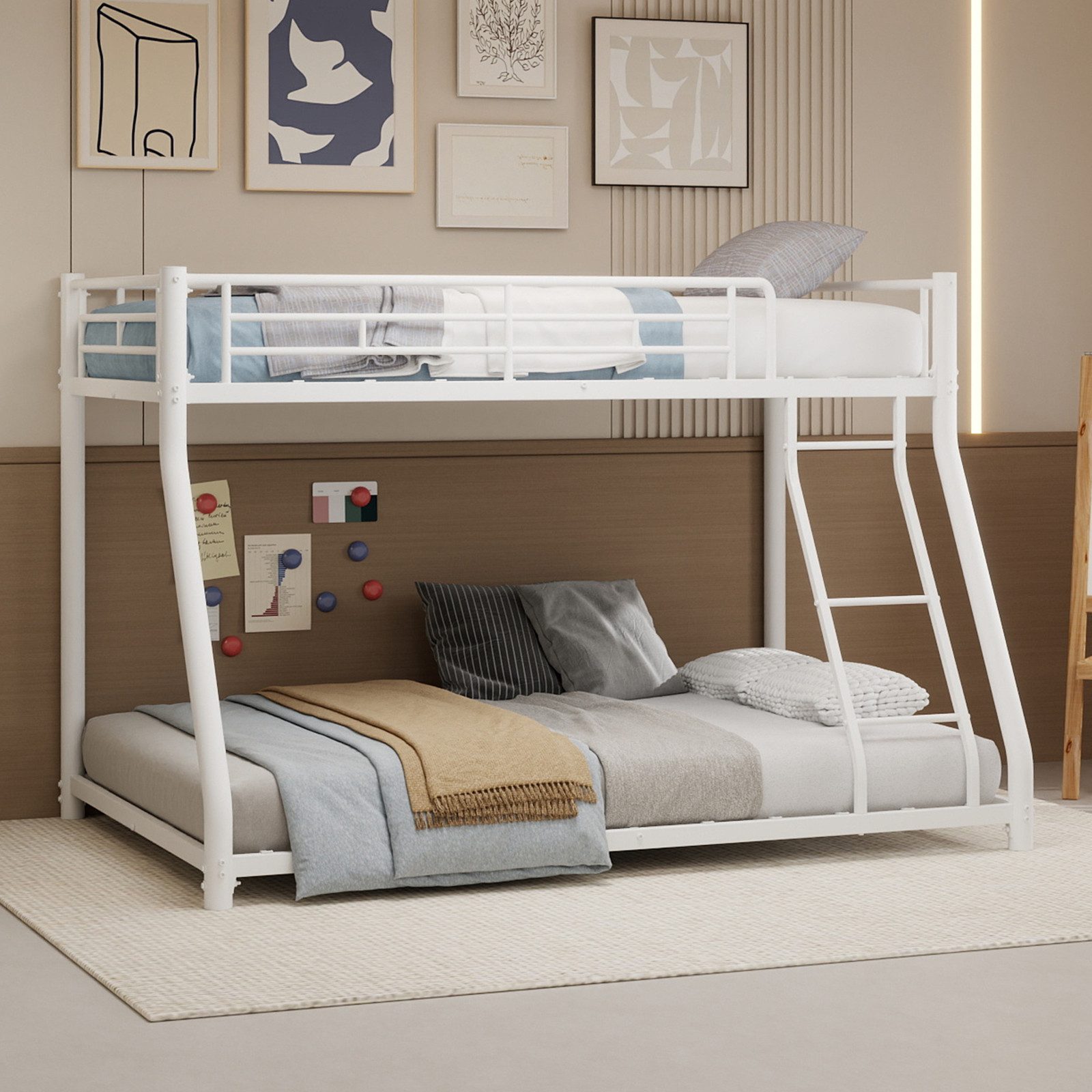 OYRREU Etagenbett Metallbett - Hochbett 90*190 cm 140*190 cm günstig online kaufen
