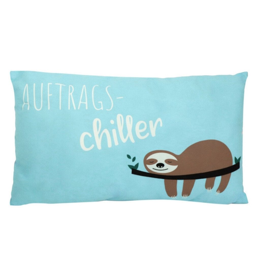 REALLaxx Dekokissen Sprüche & Tiere Motivkissen, 45x45 / 30x50cm lustig bedruckter Kissenbezug inkl. Füllung, waschbar
