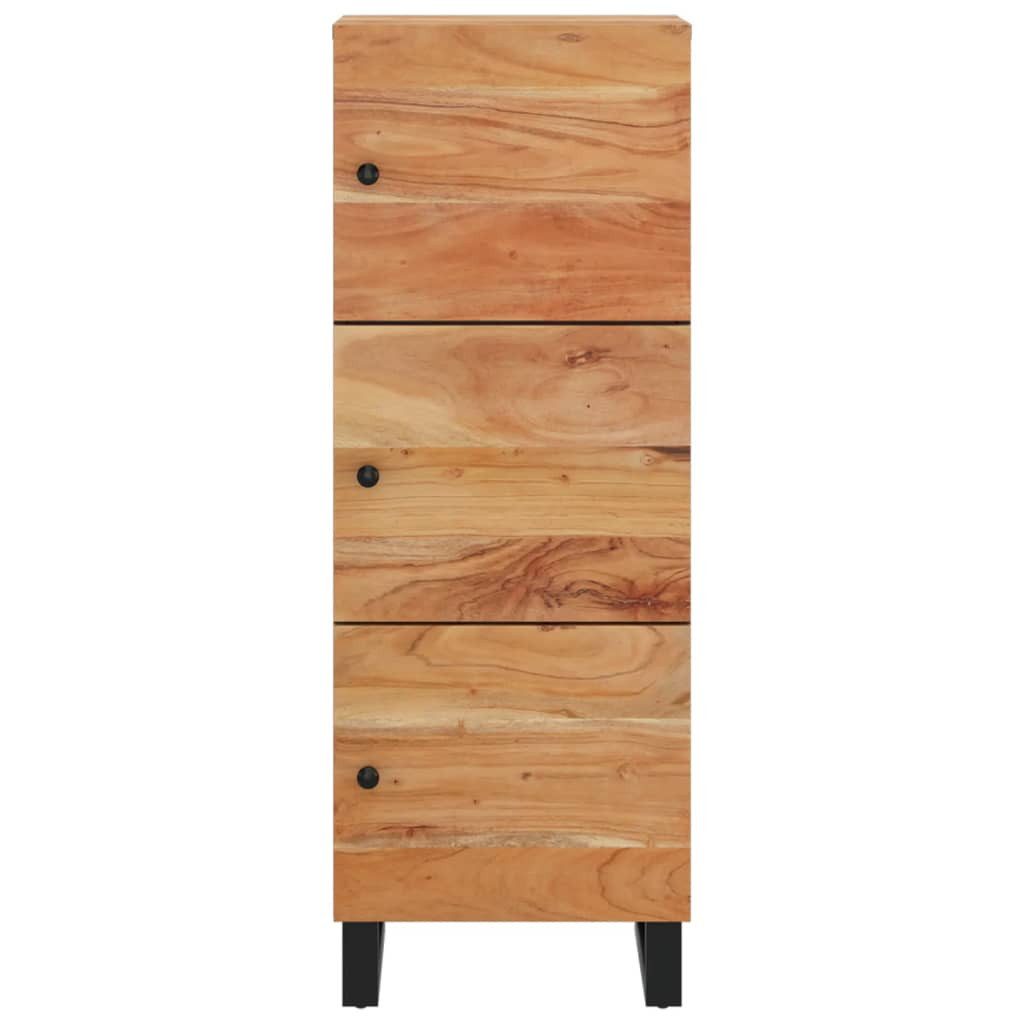 vidaXL Highboard Highboard mit 3 Türen 40x33x110 cm Massivholz & Eisen (1 St)