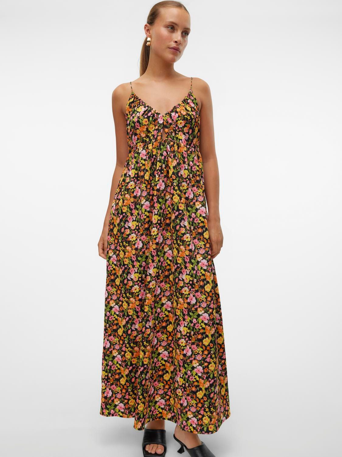 Vero Moda Spaghettikleid VMPAGE SINGLET ANKLE DRESS WVN GA Sommerkleid günstig online kaufen