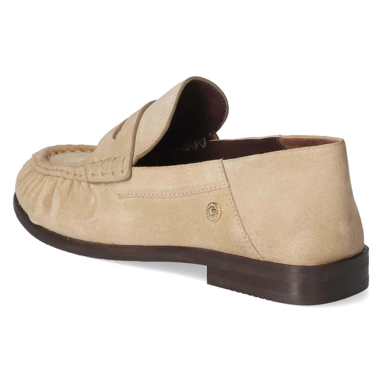 Copenhagen Studios Copenhagen Shoes CS8866-0002 BEIGE Damen Rauleder beige Slipper