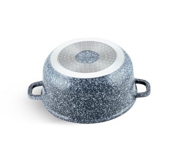 Edenberg Kochtopf Großer Topf, Suppentopf, Kompotttopf, Kochtopf, Steinbeschichtung, Aluminiumguss, Keramik, Glas (sehr hochwertig, 2-tlg., Eine ideale Geschenkidee)