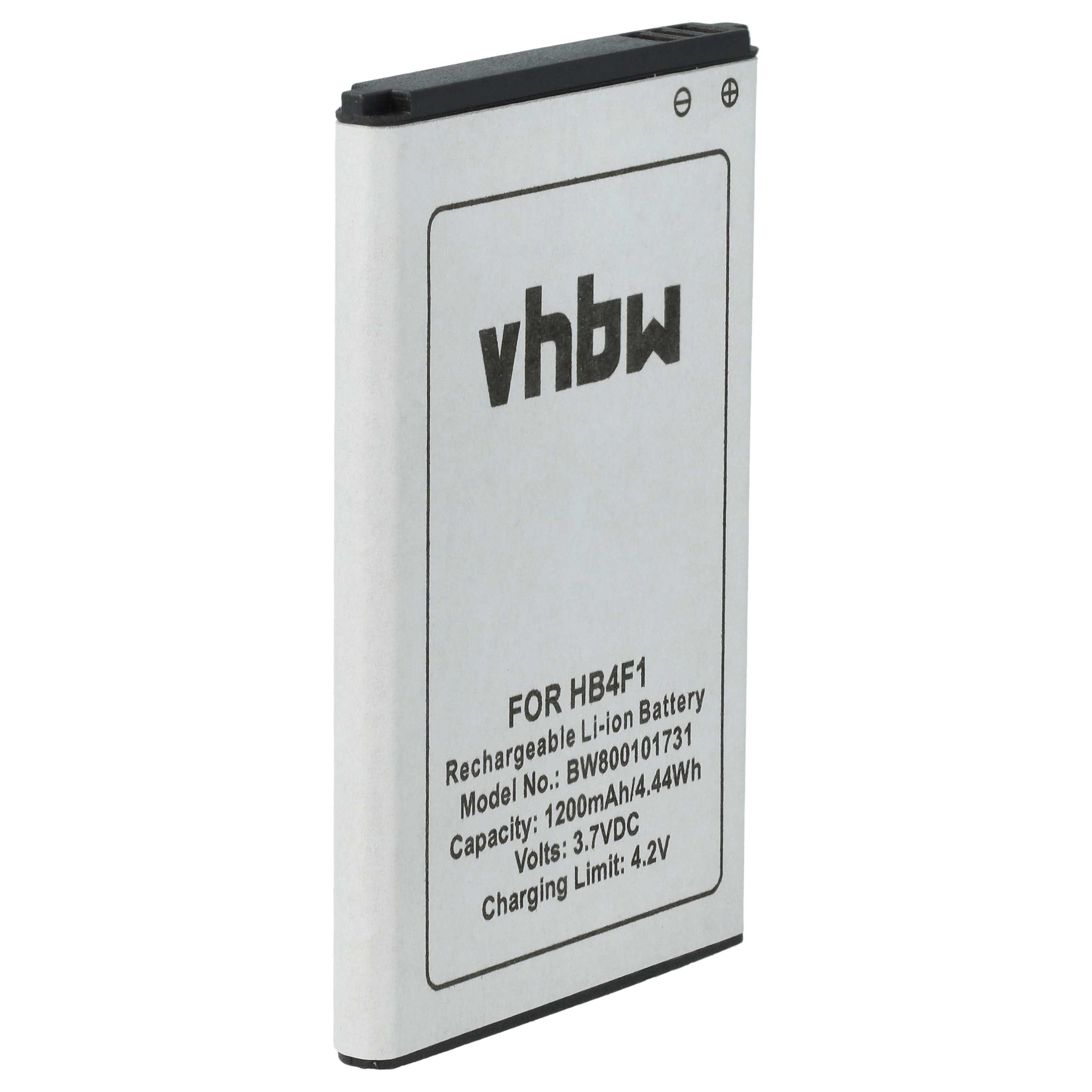 vhbw vhbw Akku Ersatz für 4G System LB1500-03 für Router Modem Hotspots (12 Akku Akku Li-Ion 1200 mAh (3,7 V, 1 St), Leistungsfähiger Austausch-Akku für WiFi Router, Modem, Hotspot