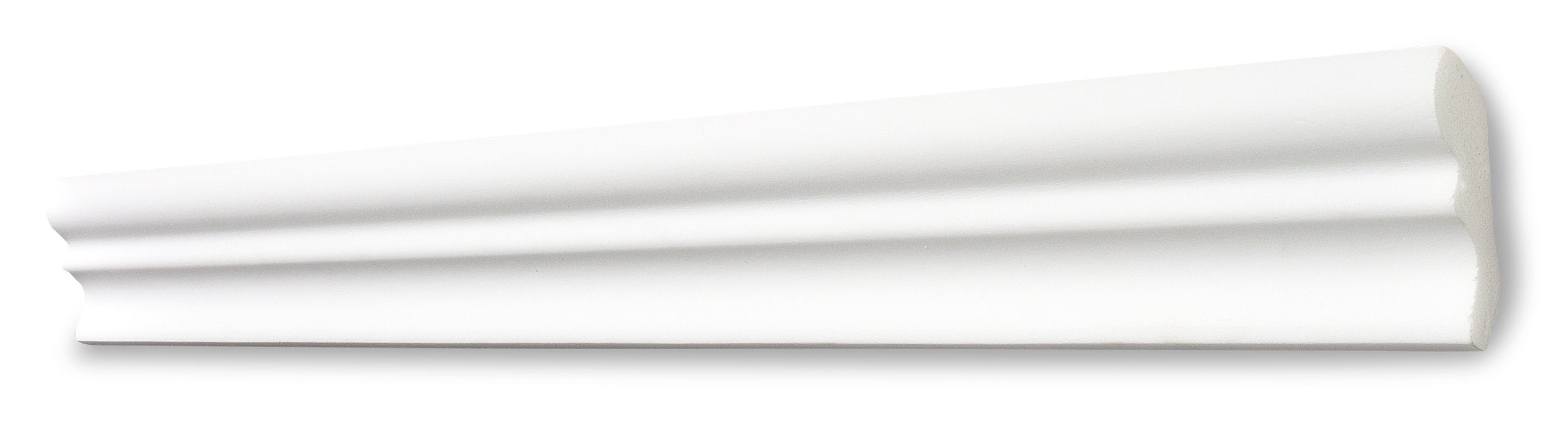 Decosa Zierleiste Deckenleiste D50 (Silvana) moderne Styroporleiste - 10 Stück (20m), Kleben, Polystyrol (Styropor)