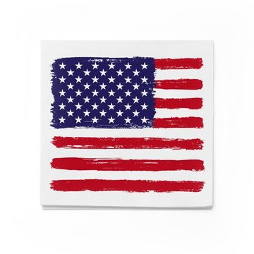itenga Papierserviette itenga 20x Serviette USA Amerika Flagge