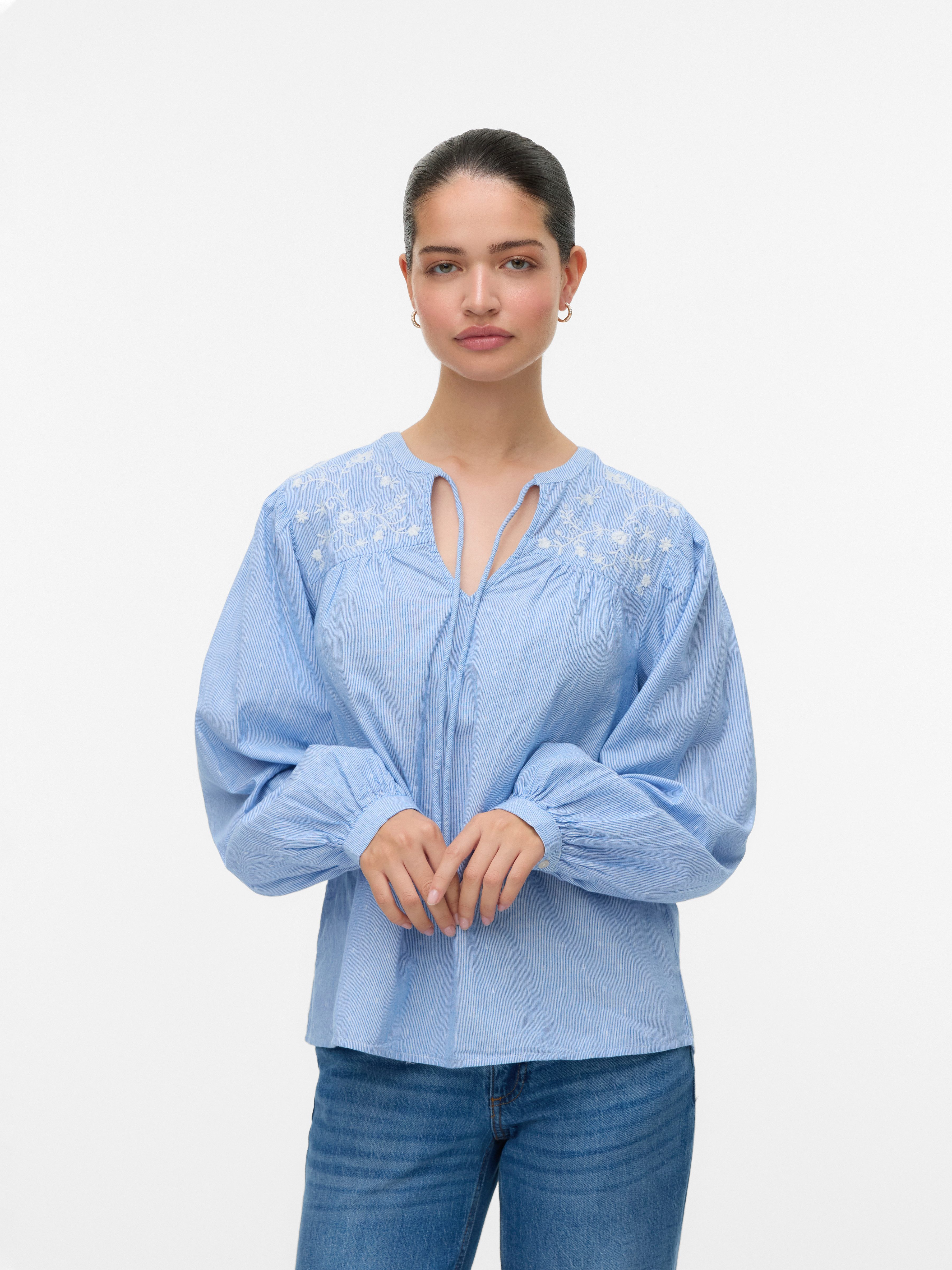 Vero Moda Blusenshirt VMNIKA LS TOP günstig online kaufen