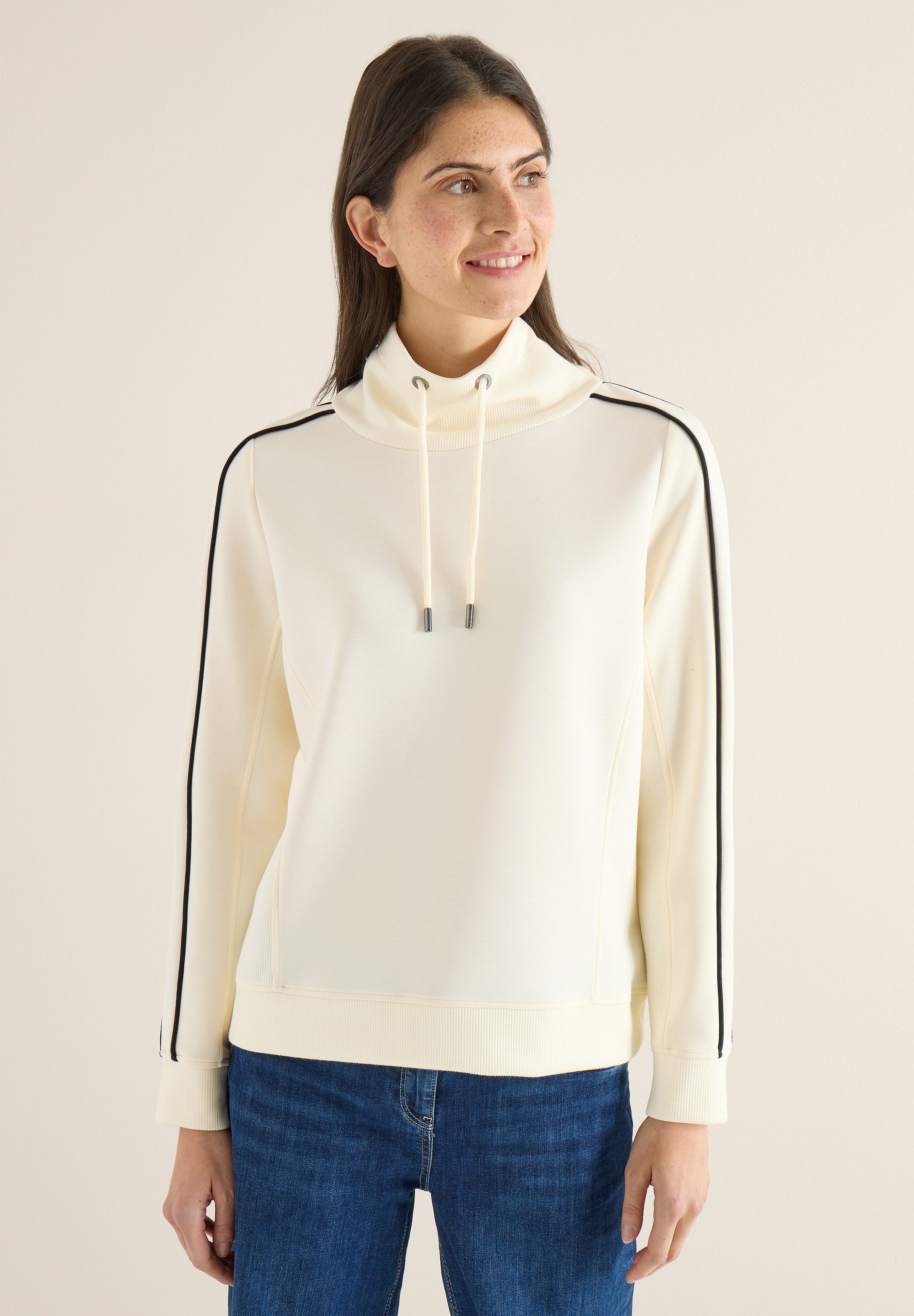 CECIL Sweatshirt mit Galon-Streifen günstig online kaufen