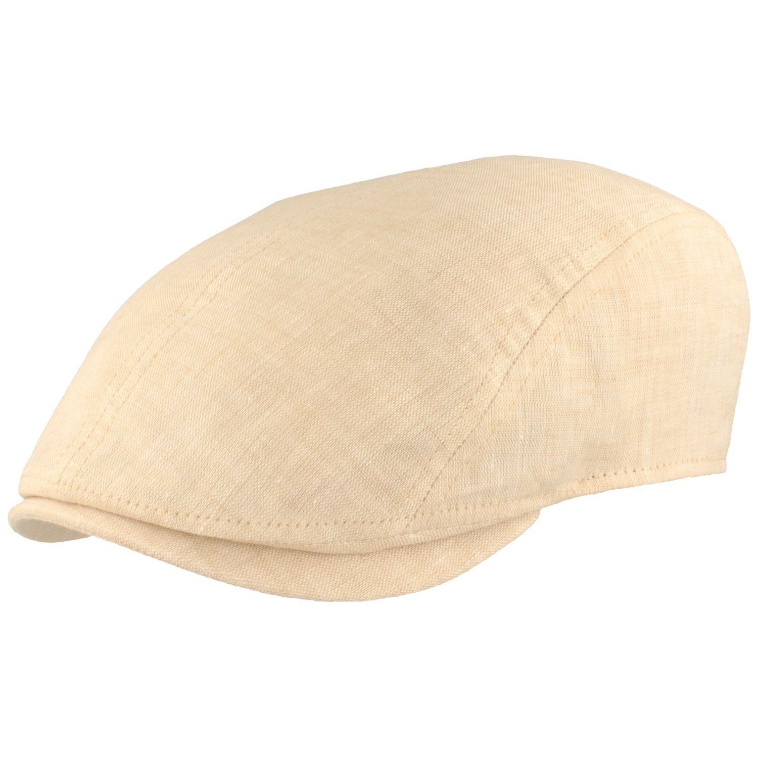 Breiter Schiebermütze Feine sportive Sommer Cap aus 100% Leinen günstig online kaufen