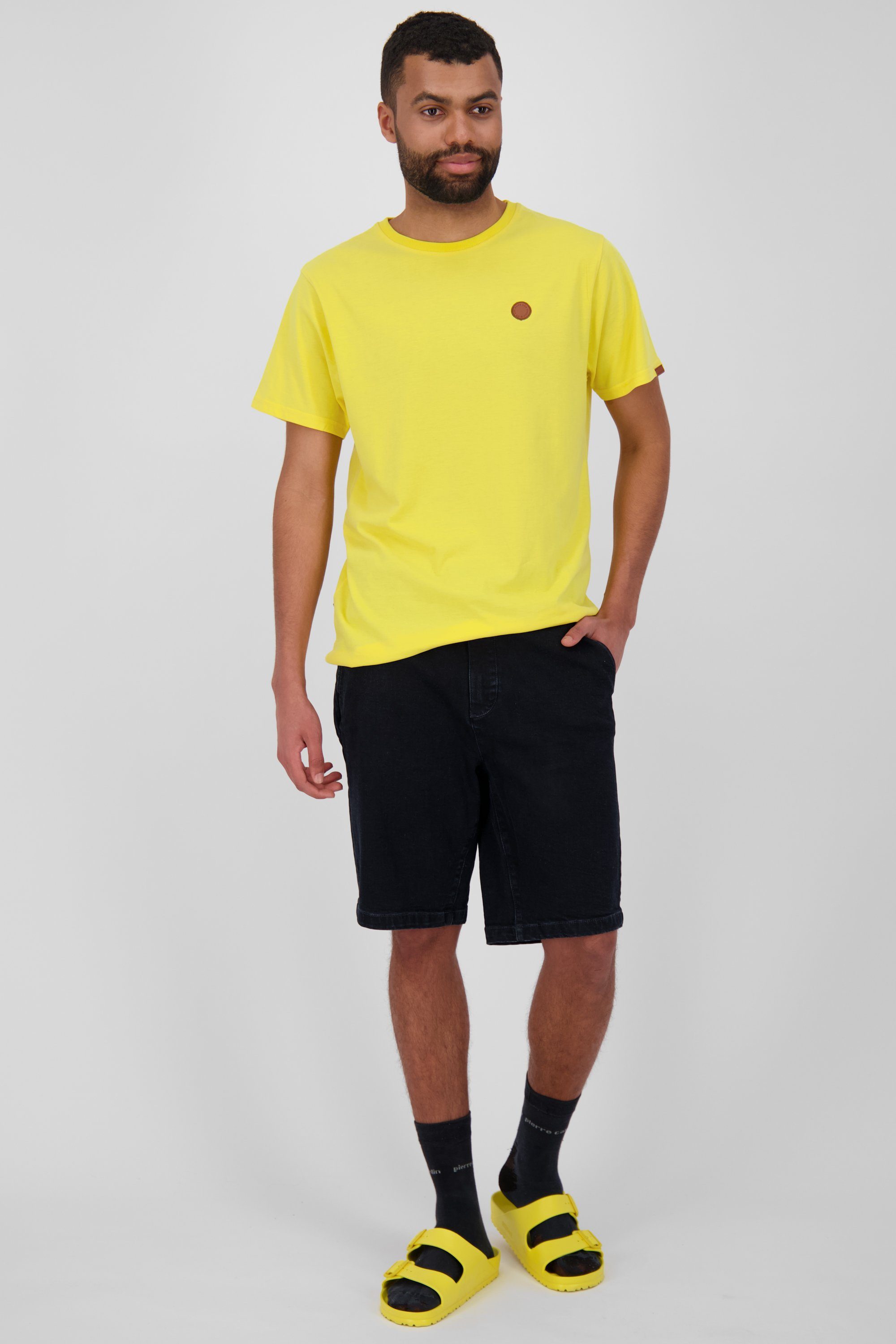 T-Shirt Alife Kickin citron Shirt T-Shirt MaddoxAK & Herren