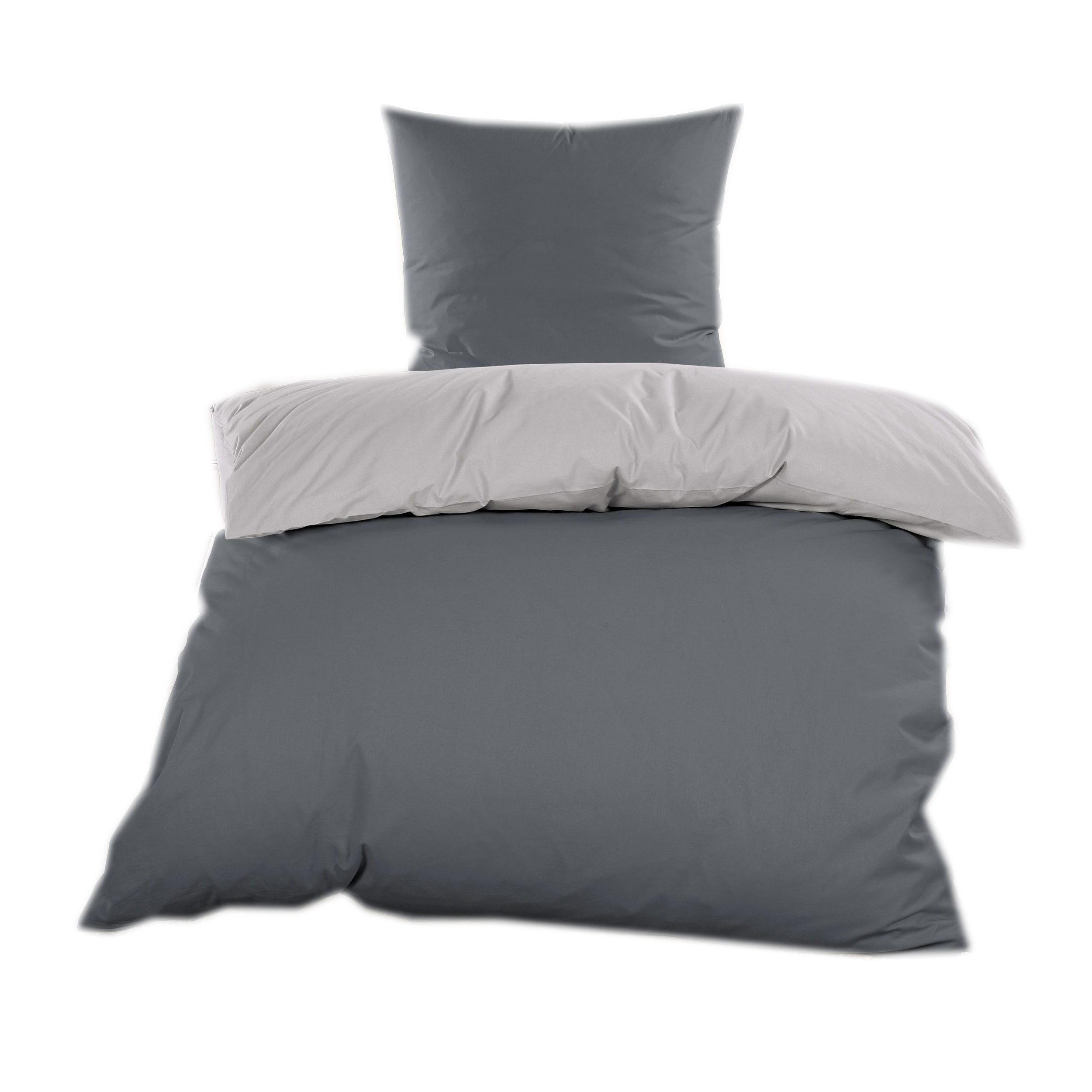 Casa Colori Bettwäsche Renforce Ganzjahres Wende Bettgarnitur 135x200 cm, R günstig online kaufen