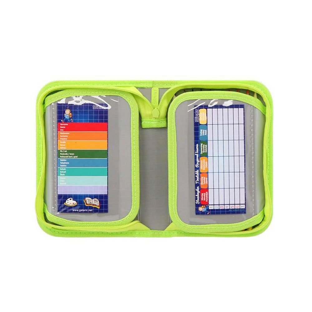 Spirit Federmäppchen TTS Schüler-Etui Traktor 28 teilig 1-Zipper