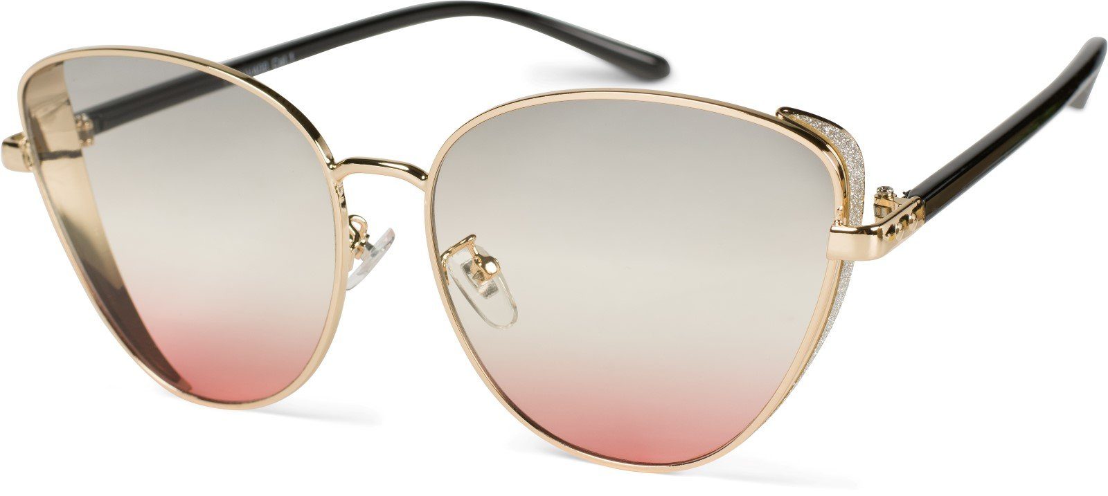 styleBREAKER Sonnenbrille Cateye Sonnenbrille mit Glitzer günstig online kaufen