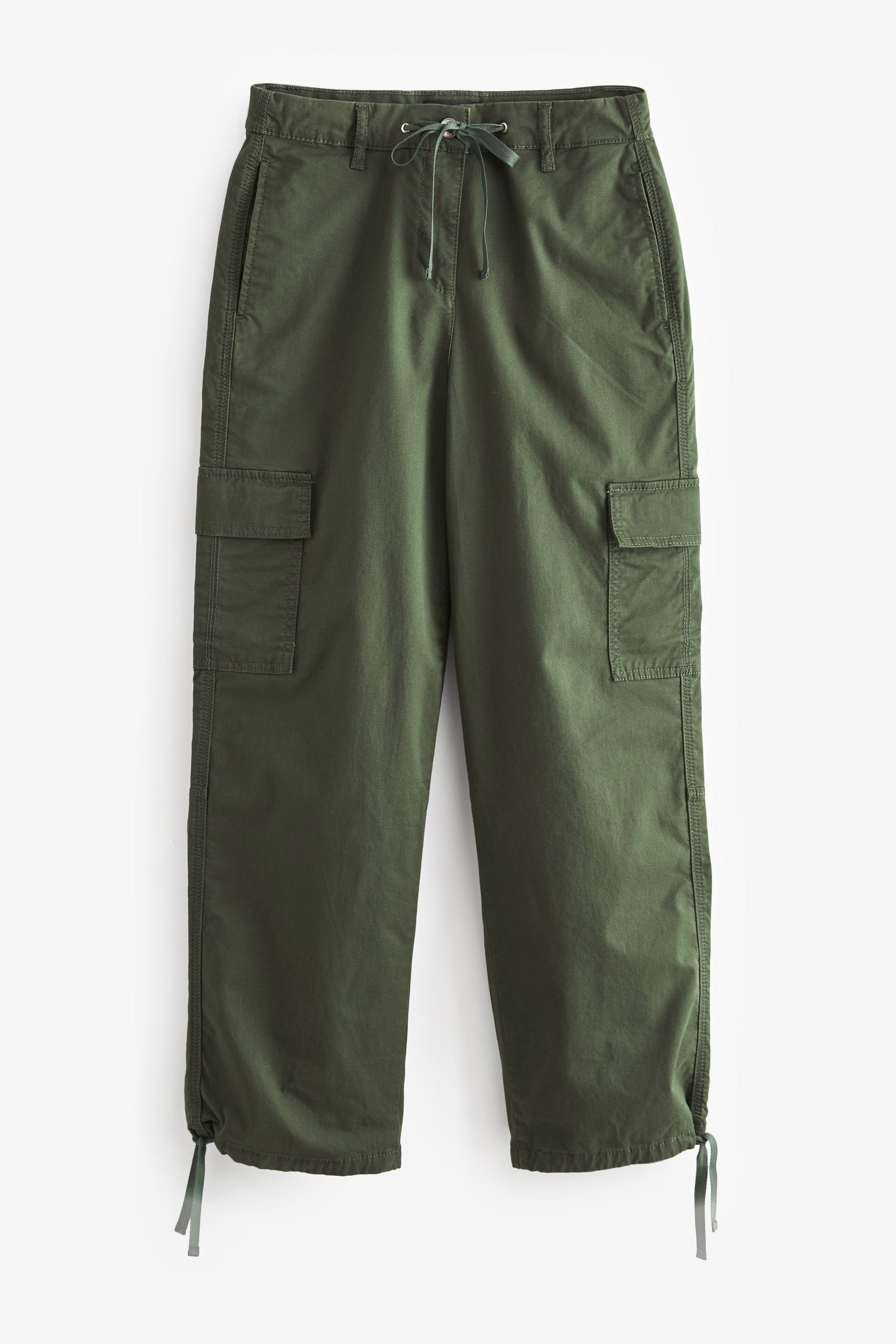 Fallschirm Green Next Khaki Cargohose (1-tlg) Cargohose