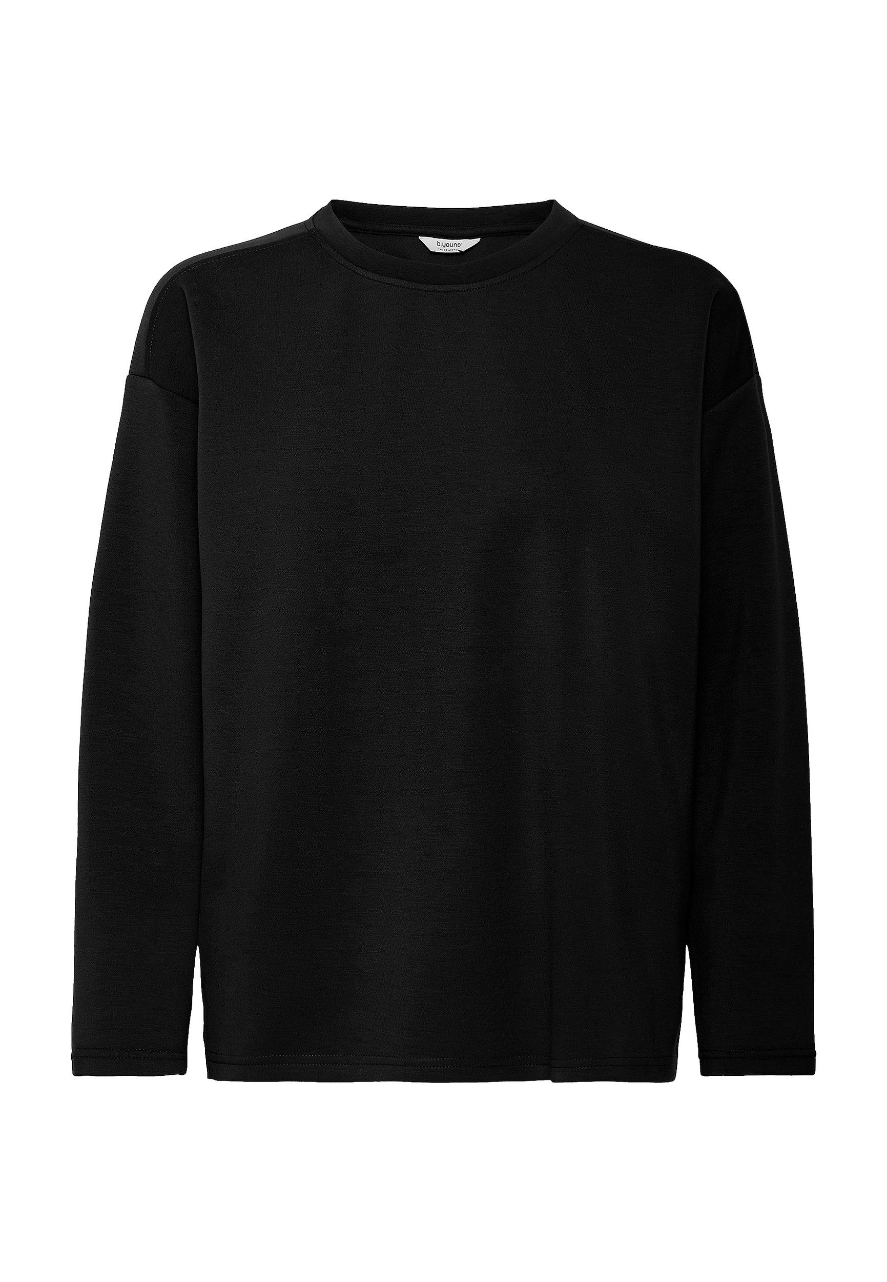 Longpullover Regular Fit Rundhals Langarm