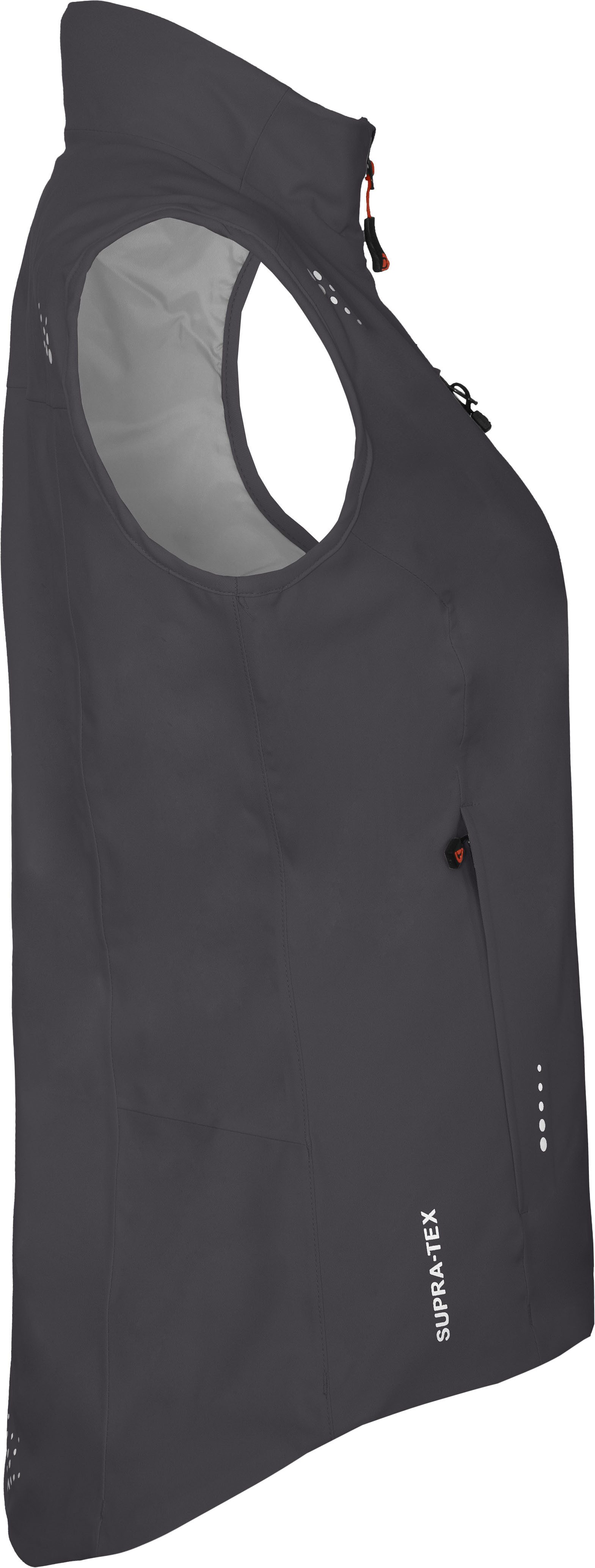 Bergson Regenjacke LEKNES THERMO Weste Damen Regenweste, recycelt, leicht wattiert, 20000 mm Wassersäule, No