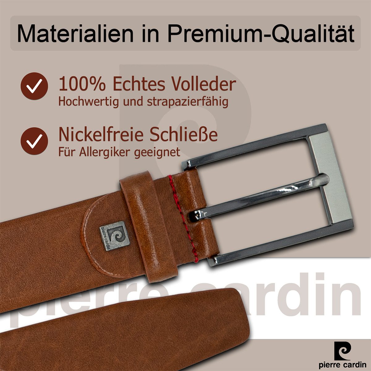 Pierre Cardin Ledergürtel